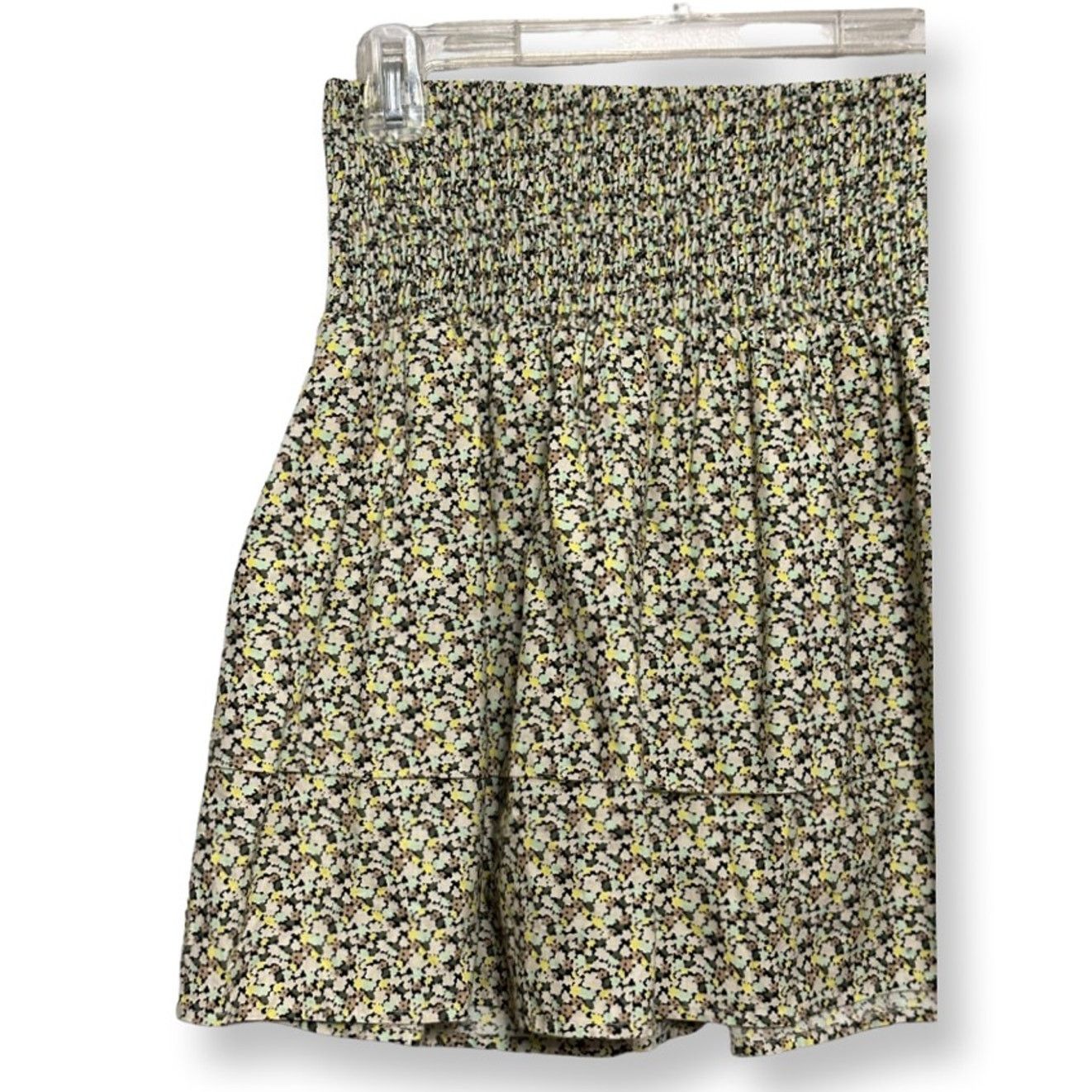 Other Vero Moda Mini Skirt Tiered Floral Smocked Cotton S NWOT Size 26" / US 2 / IT 38 - 2 Thumbnail