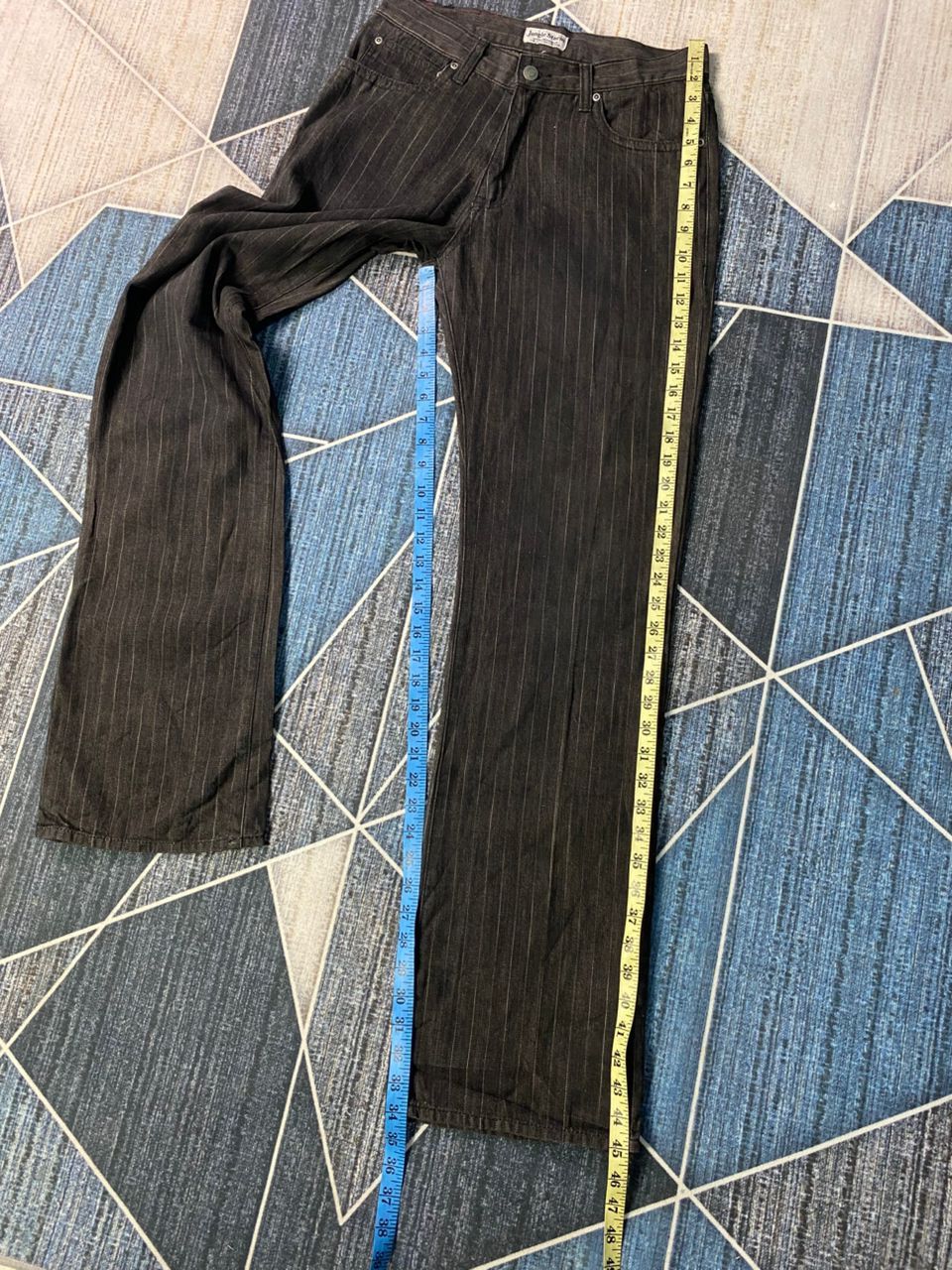 14th Addiction × If Six Was Nine × Le Grande Bleu (L.G.B.) Jungle Storm Stripe Pants Size US 30 / EU 46 - 13 Thumbnail