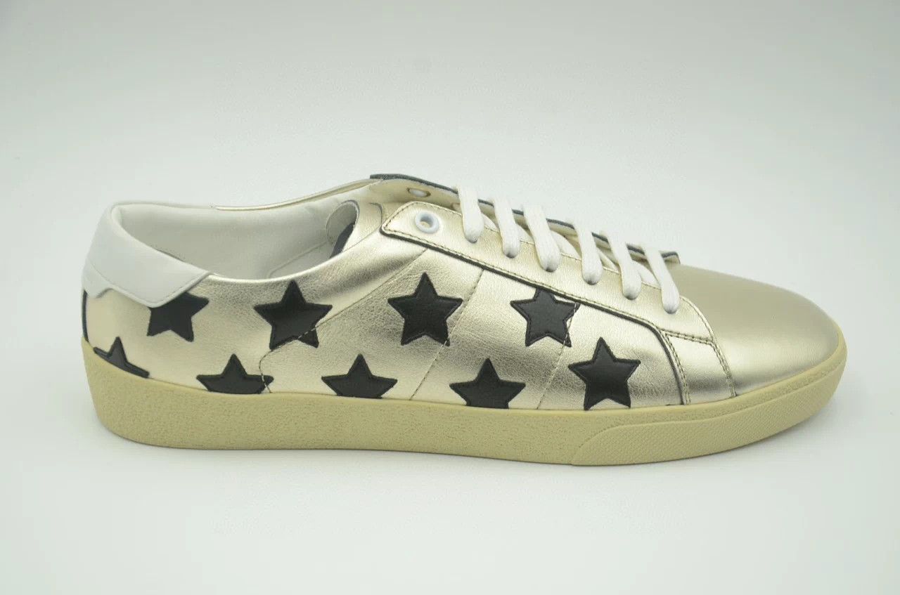 Saint Laurent Paris Saint Laurent SLP Gold Star Sneakers Size US 10 / EU 43 - 7 Thumbnail