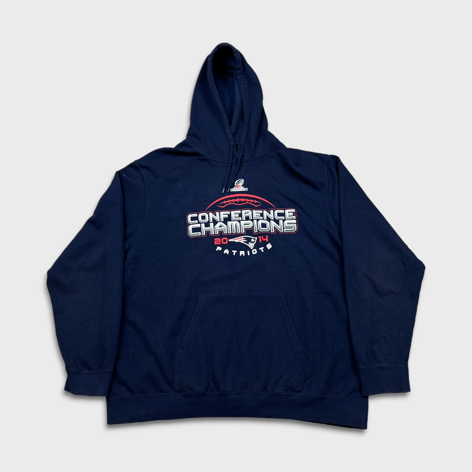 NFL × Vintage VTG 2014 Majestic New England Patriots NFL Football Hoodie Size US XL / EU 56 / 4 - 1 Thumbnail