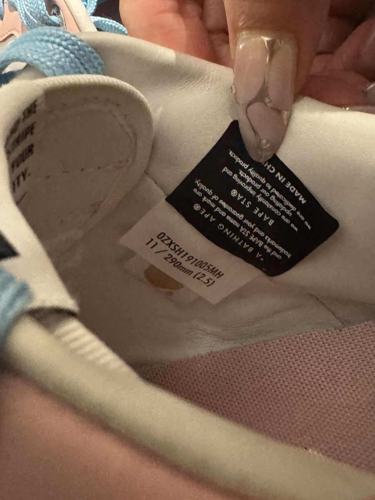 Bape Bapesta - Pastel Pink Size US 11 / EU 44 - 7 Thumbnail