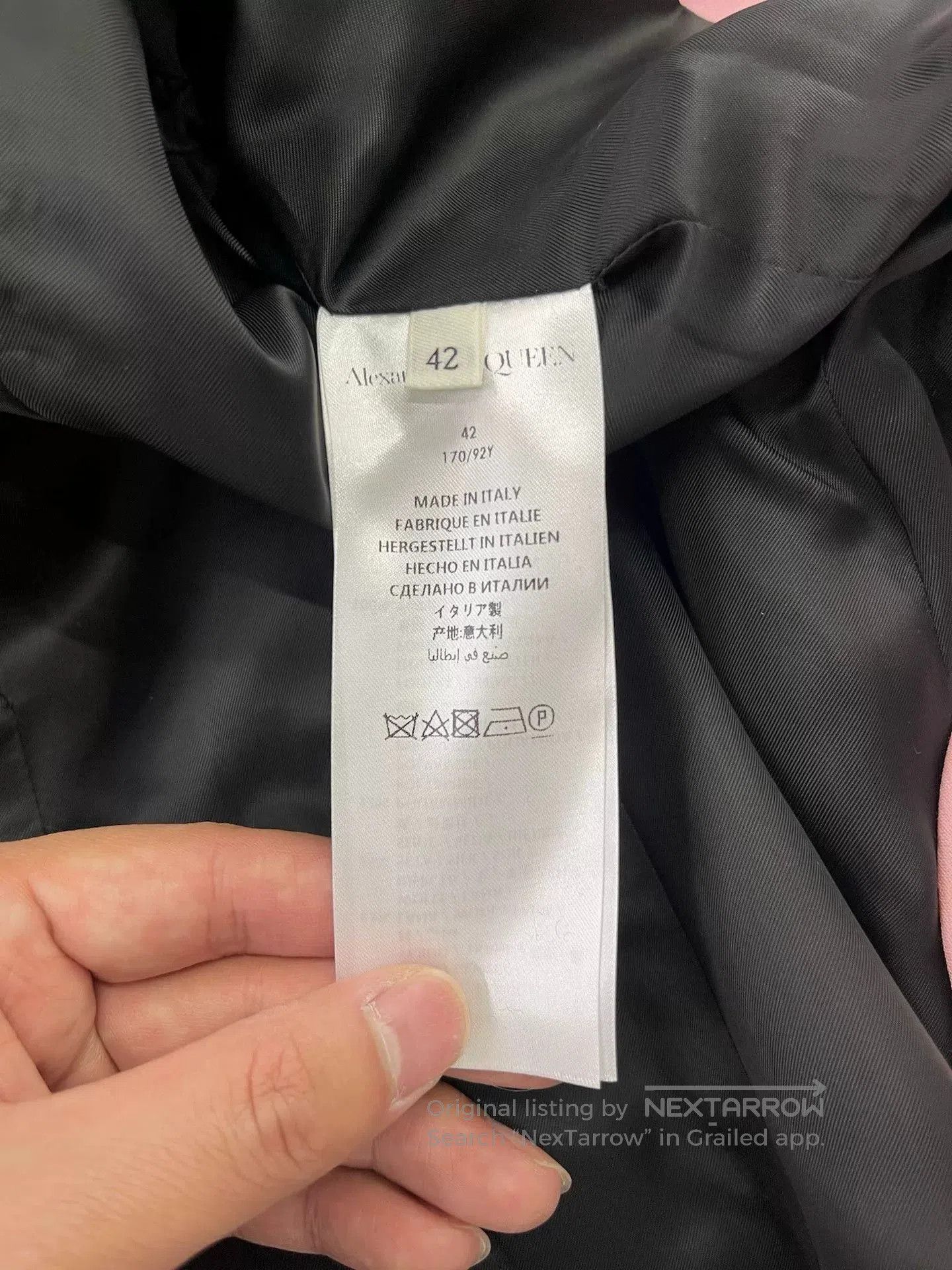 Alexander McQueen Alexander McQueen Pink Black Colorblock Blazer. Size M / US 6-8 / IT 42-44 - 4 Thumbnail