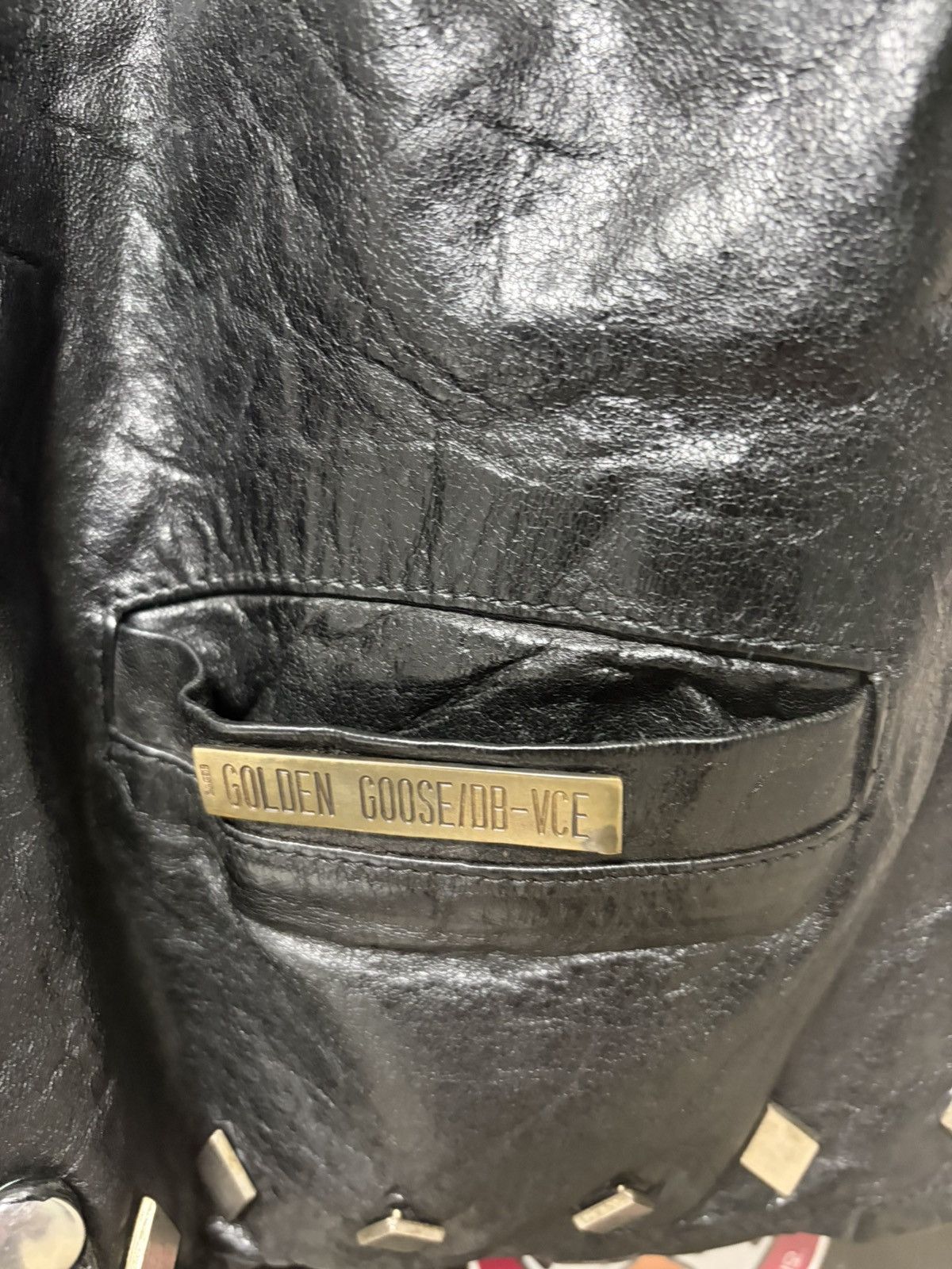 Golden Goose Golden Goose Kafskine Leather Stud Best Black Size US XS / EU 42 / 0 - 2 Thumbnail