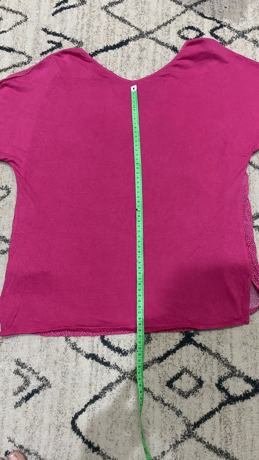 Designer × Japanese Brand × Massimo Dutti Massimo Dutti Pink Tshirt Size S / US 4 / IT 40 - 12 Thumbnail