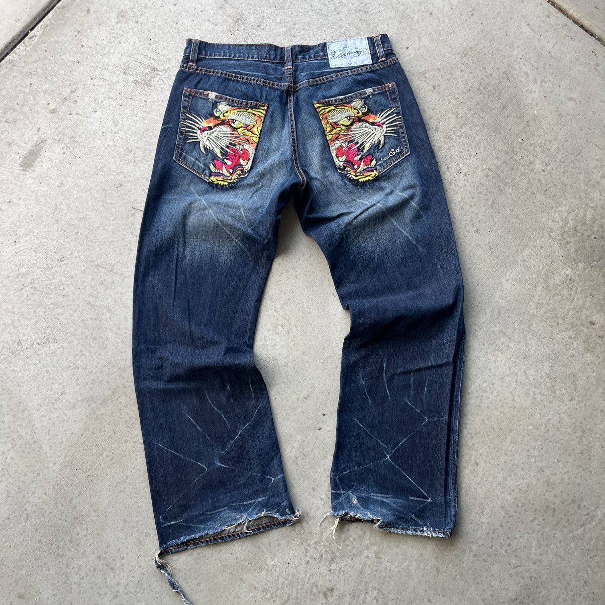 2008 ed hardy raw denim