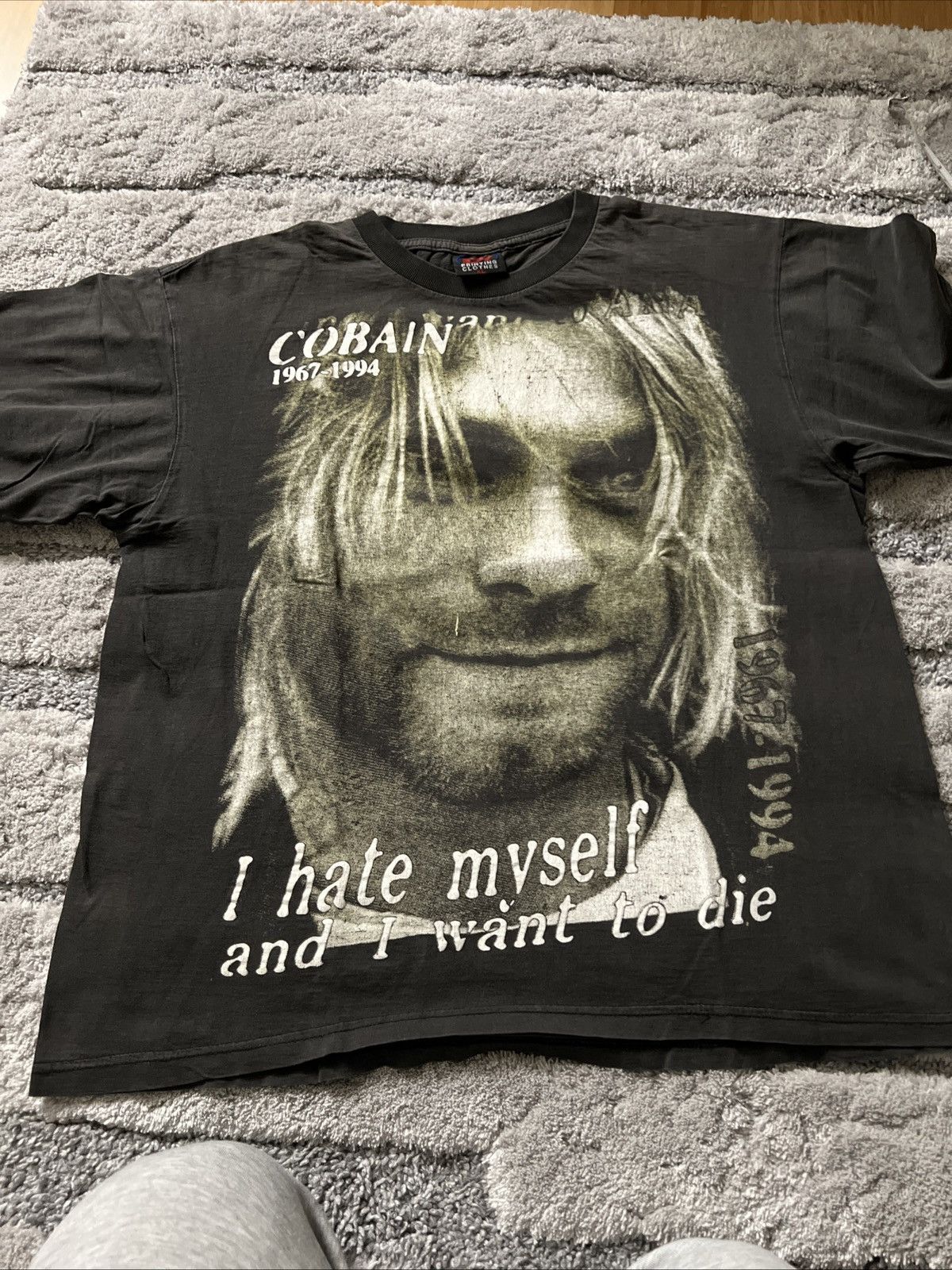 Vintage Vintage kurt cobain t shirt Size XL / US 12-14 / IT 48-50 - 1 Thumbnail