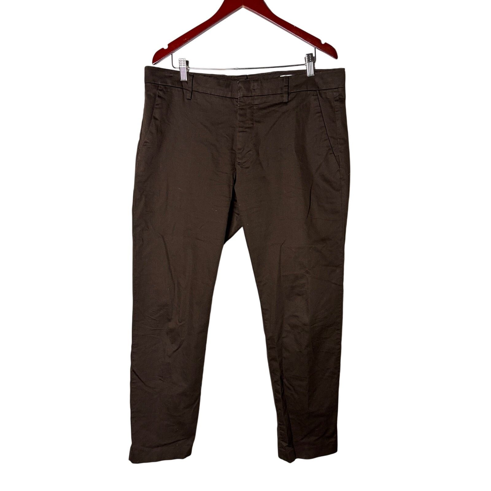 NN07 NN.07 No nationality Chocolate Brown Men pants 36x32 Size US 36 / EU 52 - 1 Thumbnail