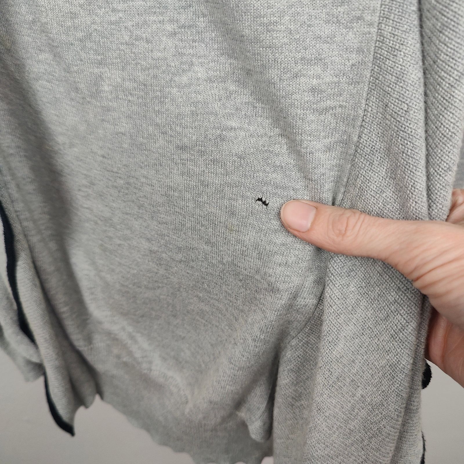 Tsumori Chisato Tsumori Chisato Sweater Womens Medium Gray Ruffled Size M / US 6-8 / IT 42-44 - 3 Thumbnail
