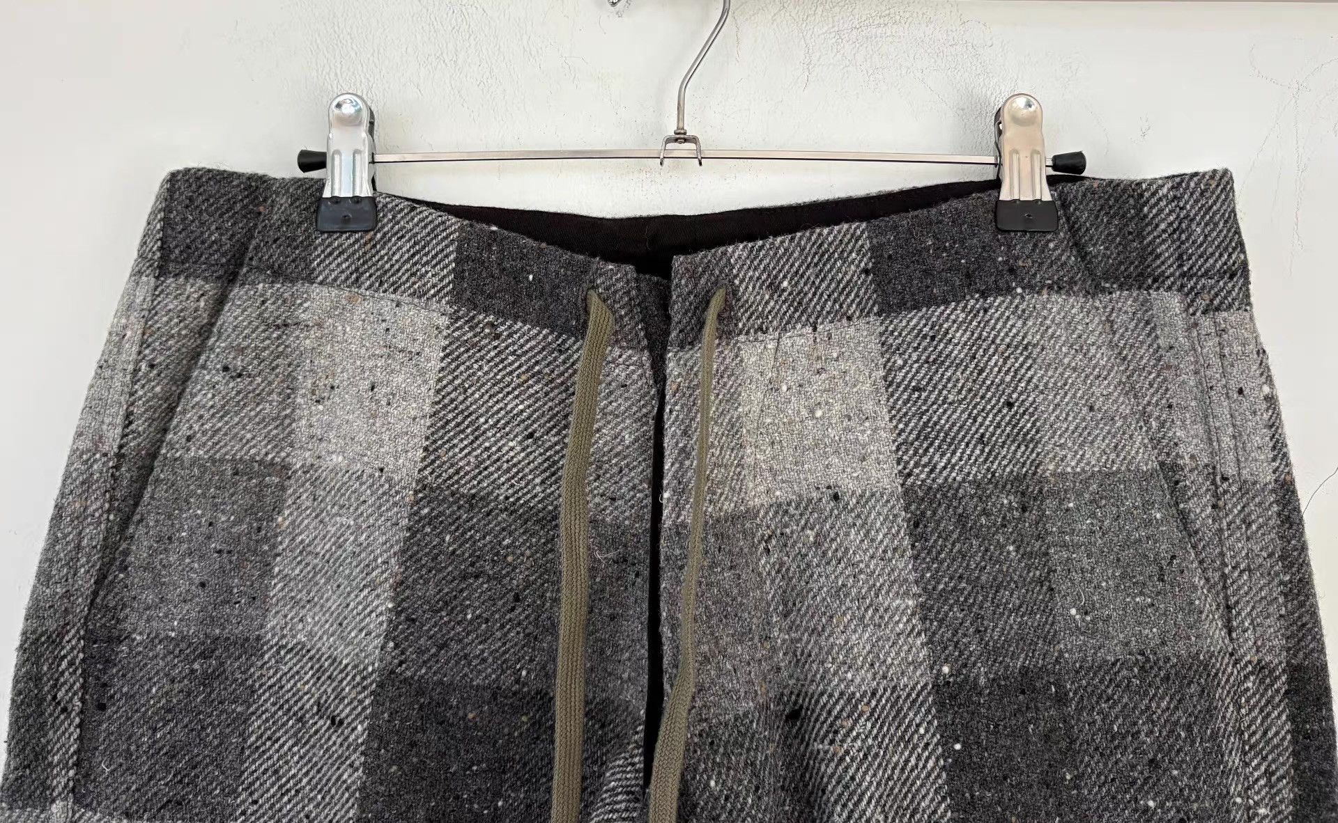 Greg Lauren Greg Lauren Men's Wool-blend Plaid Cargo Pants Ｑ21 Size US 32 / EU 48 - 7 Thumbnail