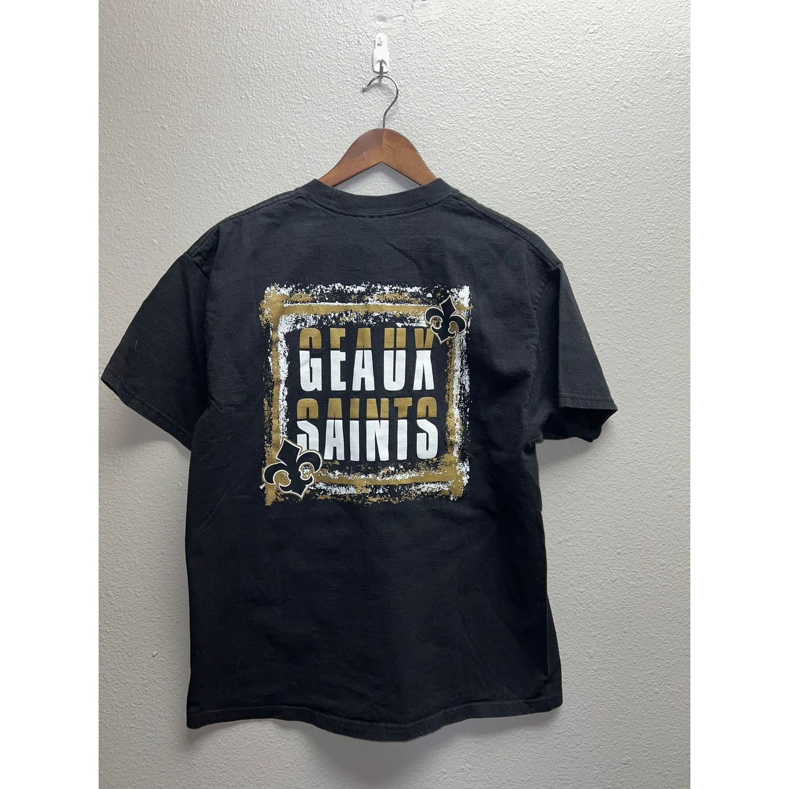 Vintage Vintage New Orleans Saints Shirt Who Dat Geaux NFL Tee Large Size US L / EU 52-54 / 3 - 5 Thumbnail