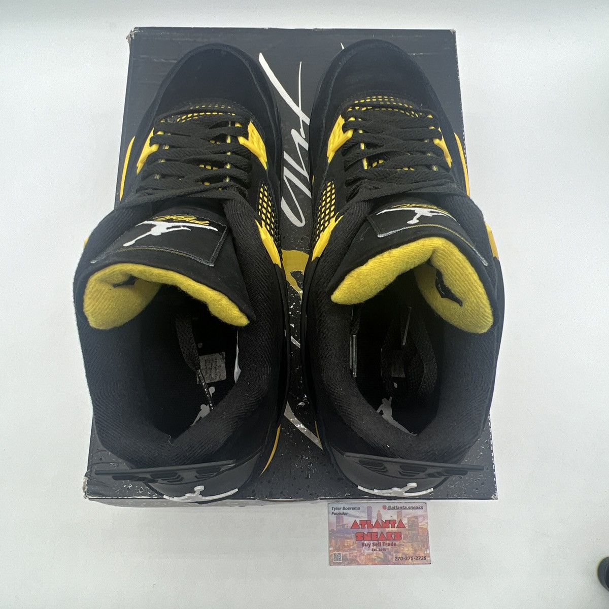 Jordan Brand Air Jordan 4 Thunder Size US 13 / EU 46 - 7 Thumbnail