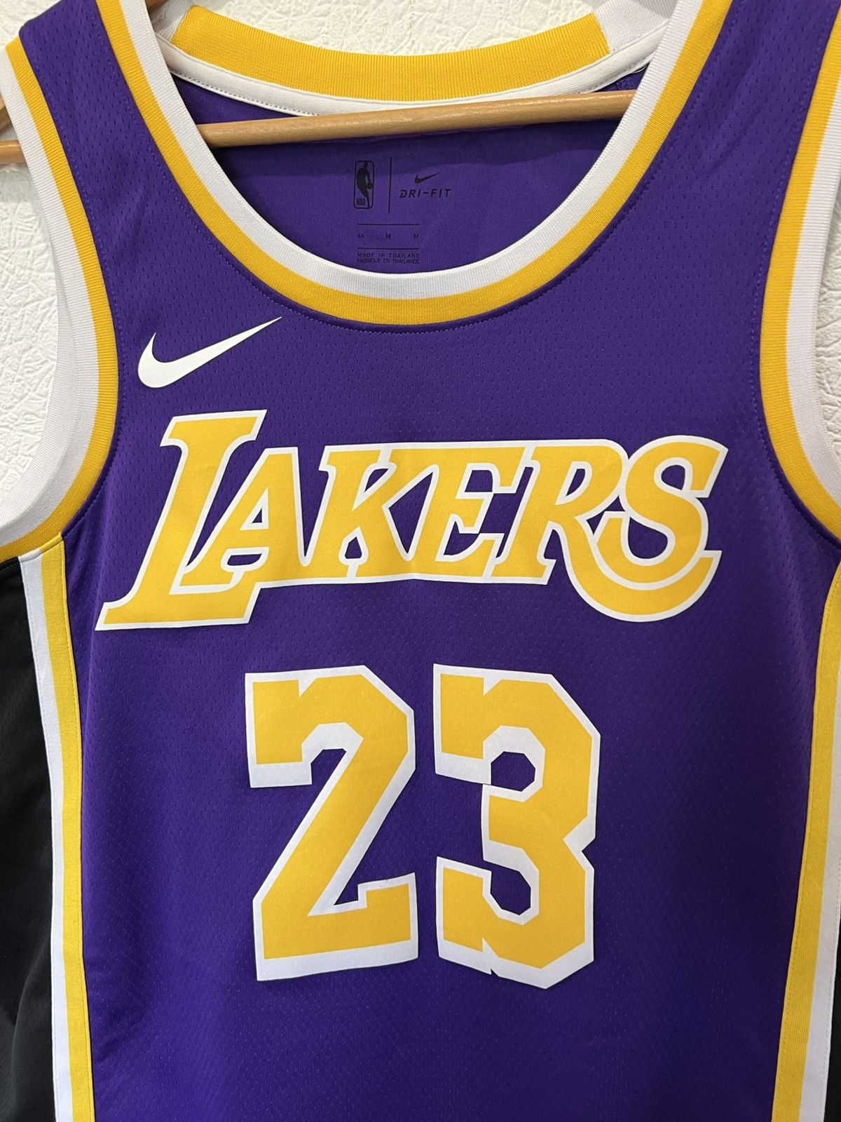 NBA Nike Lakers James Lebron Purple Jersey Shirt NBA 2019 Size US M / EU 48-50 / 2 - 3 Thumbnail