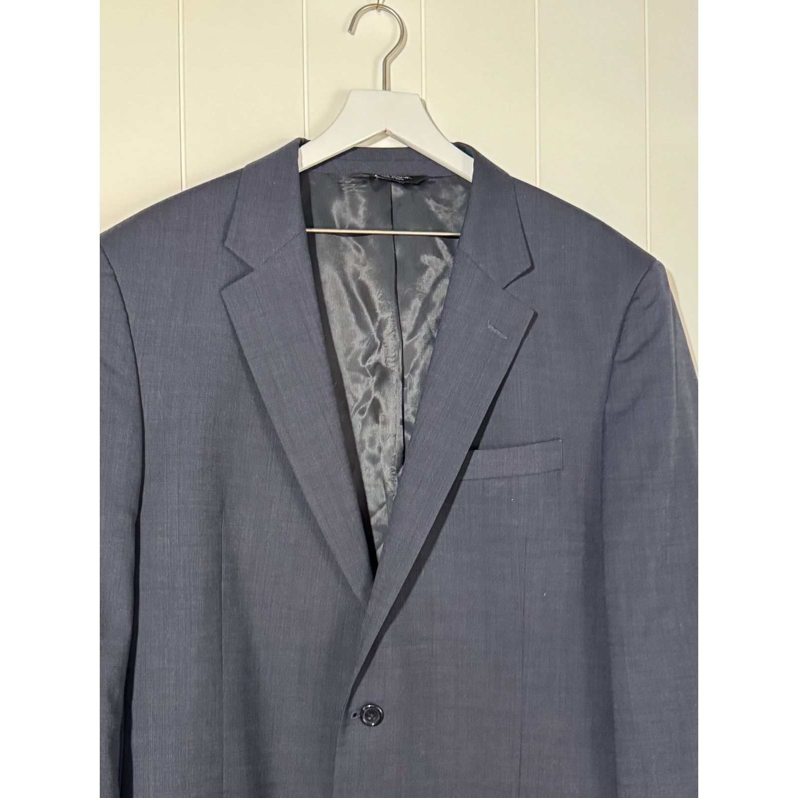 Jos. A. Bank Jos. A. Bank · Men’s 44 XL · 100% Wool Blazer · Navy Blue Size 44L - 2 Thumbnail