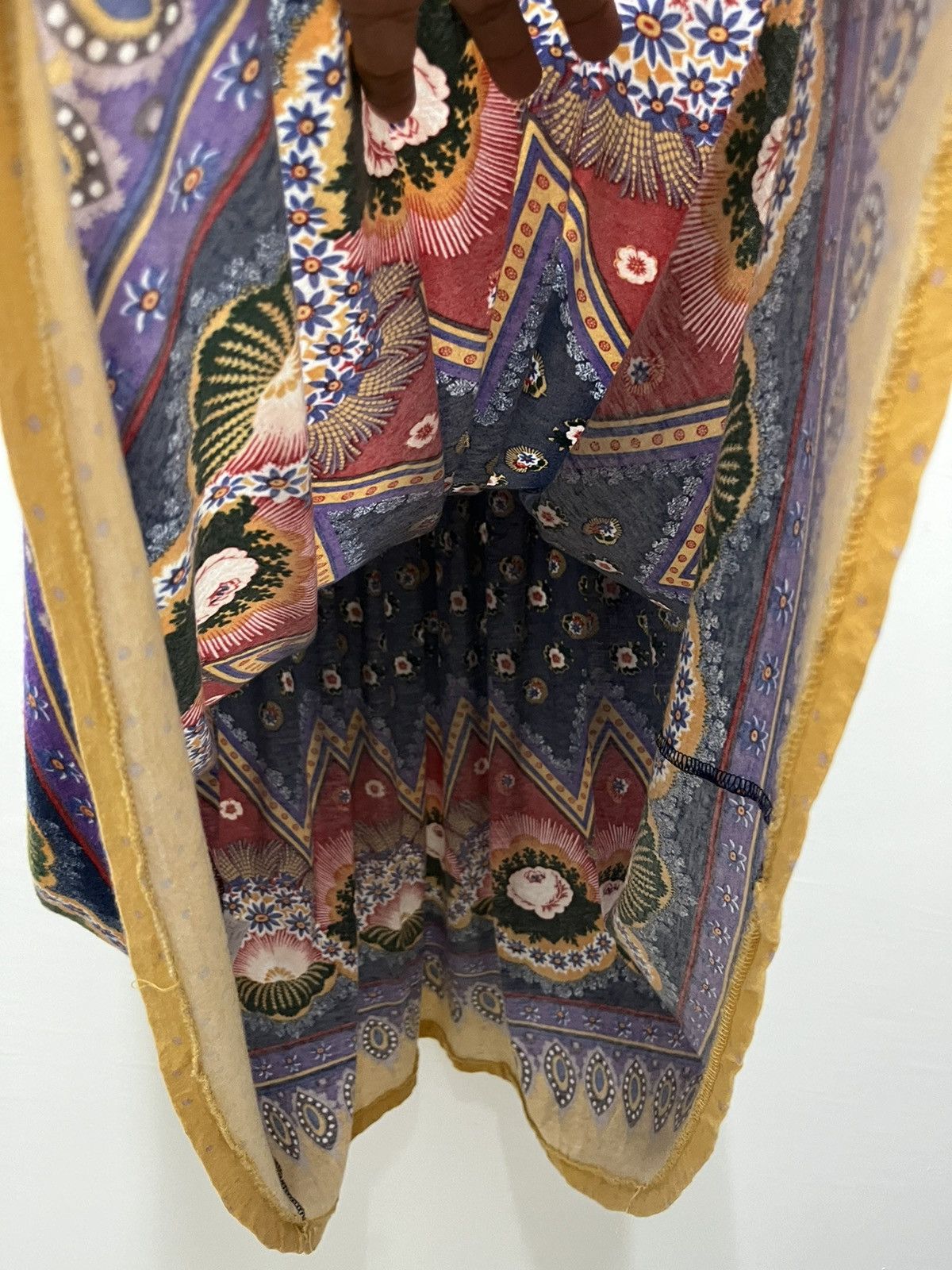 Sunao Kuwahara Vintage SunaoKuwahara Floral Cotton Skirt Women Size M Size 30" / US 8 / IT 44 - 6 Thumbnail