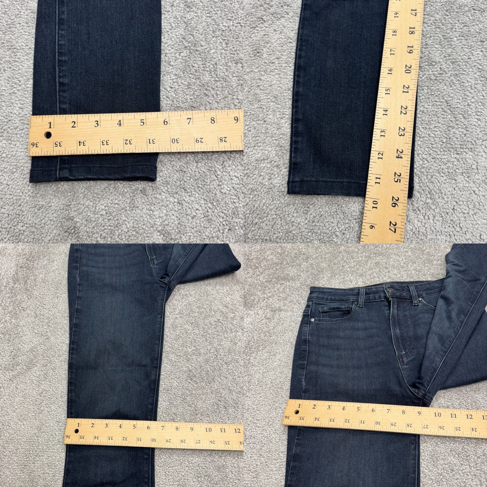 Paige Paige Jeans Womens 27 Blue Dark Wash High Rise Skinny Slim 5-Pocket Denim Size 27" / US 4 / IT 40 - 9 Thumbnail