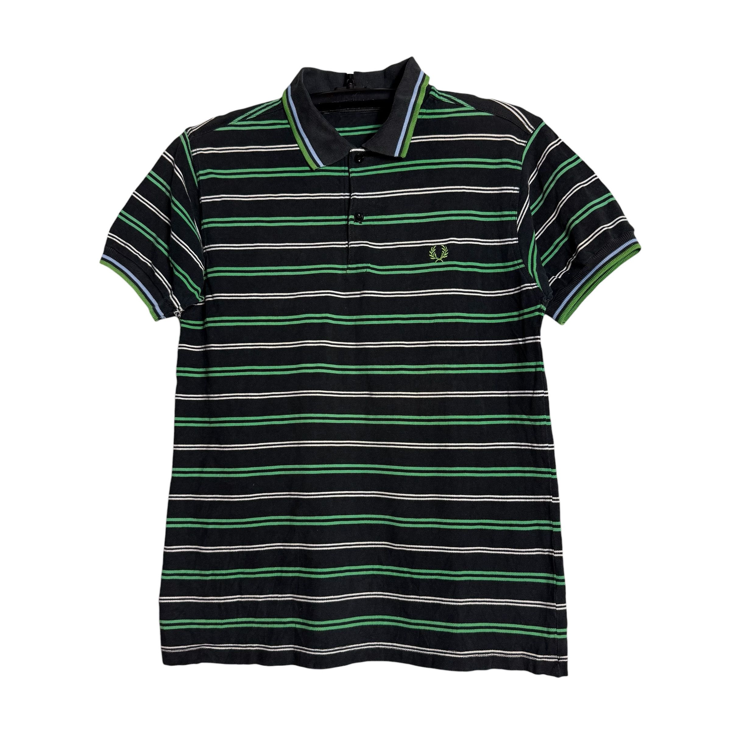 Fred Perry 🔥RARE🔥Vintage Fred Perry Stripes Twin Tipped Polo Shirt Size US M / EU 48-50 / 2 - 1 Thumbnail