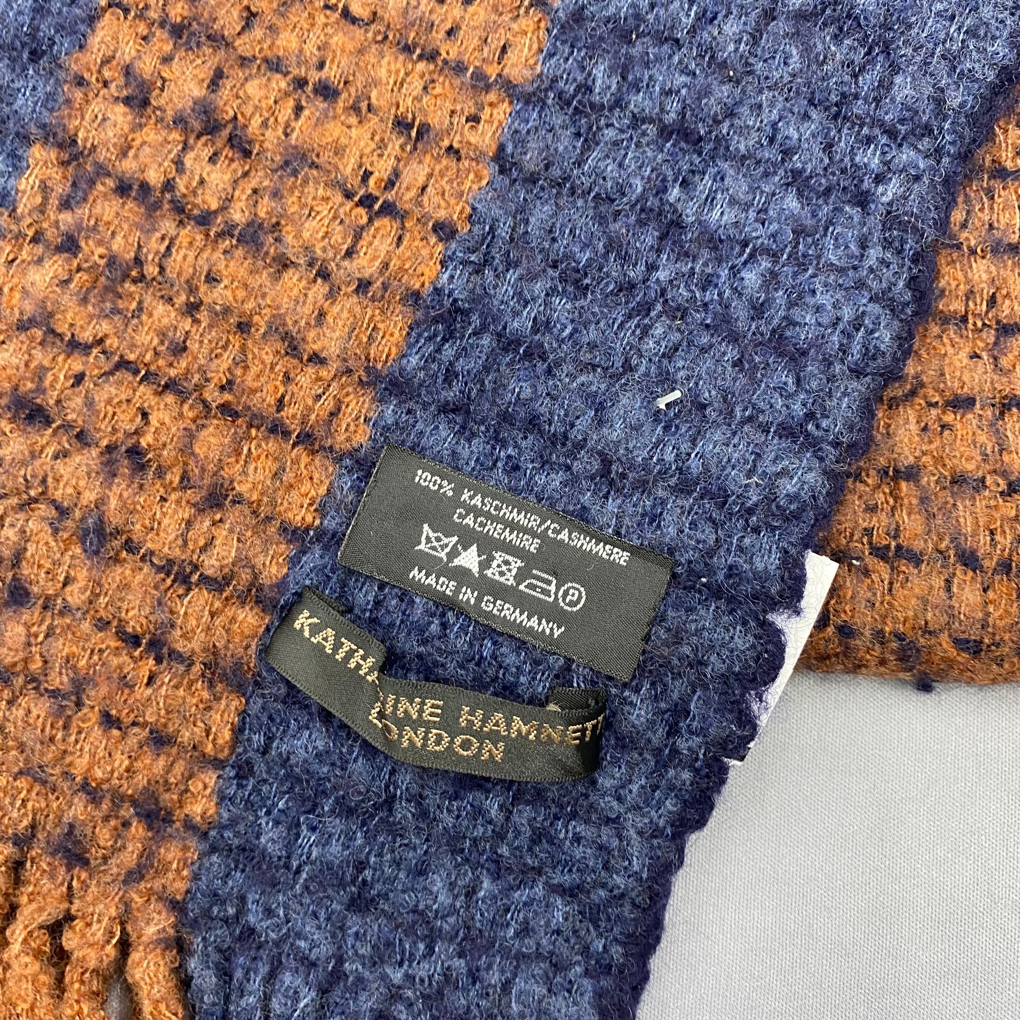 Katharine Hamnett London Vintage Katherine Hamnett Scarf Muffler Wool Scarves Size ONE SIZE - 4 Thumbnail