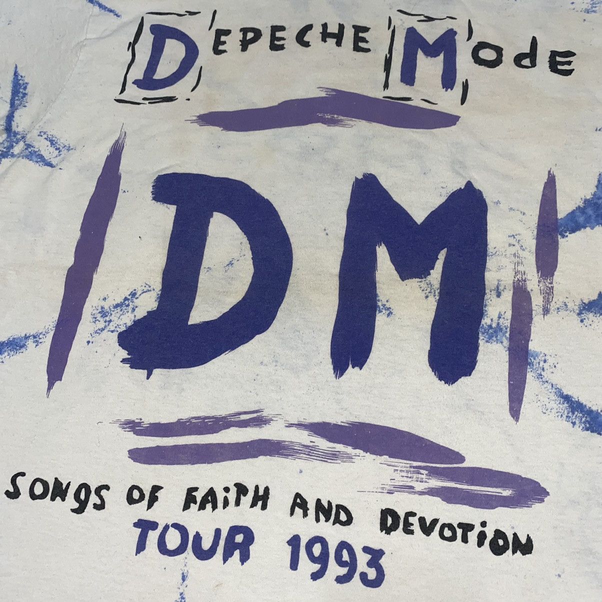Band Tees Vintage 90S DEPECHE MODE Band Tee Size US XL / EU 56 / 4 - 4 Thumbnail