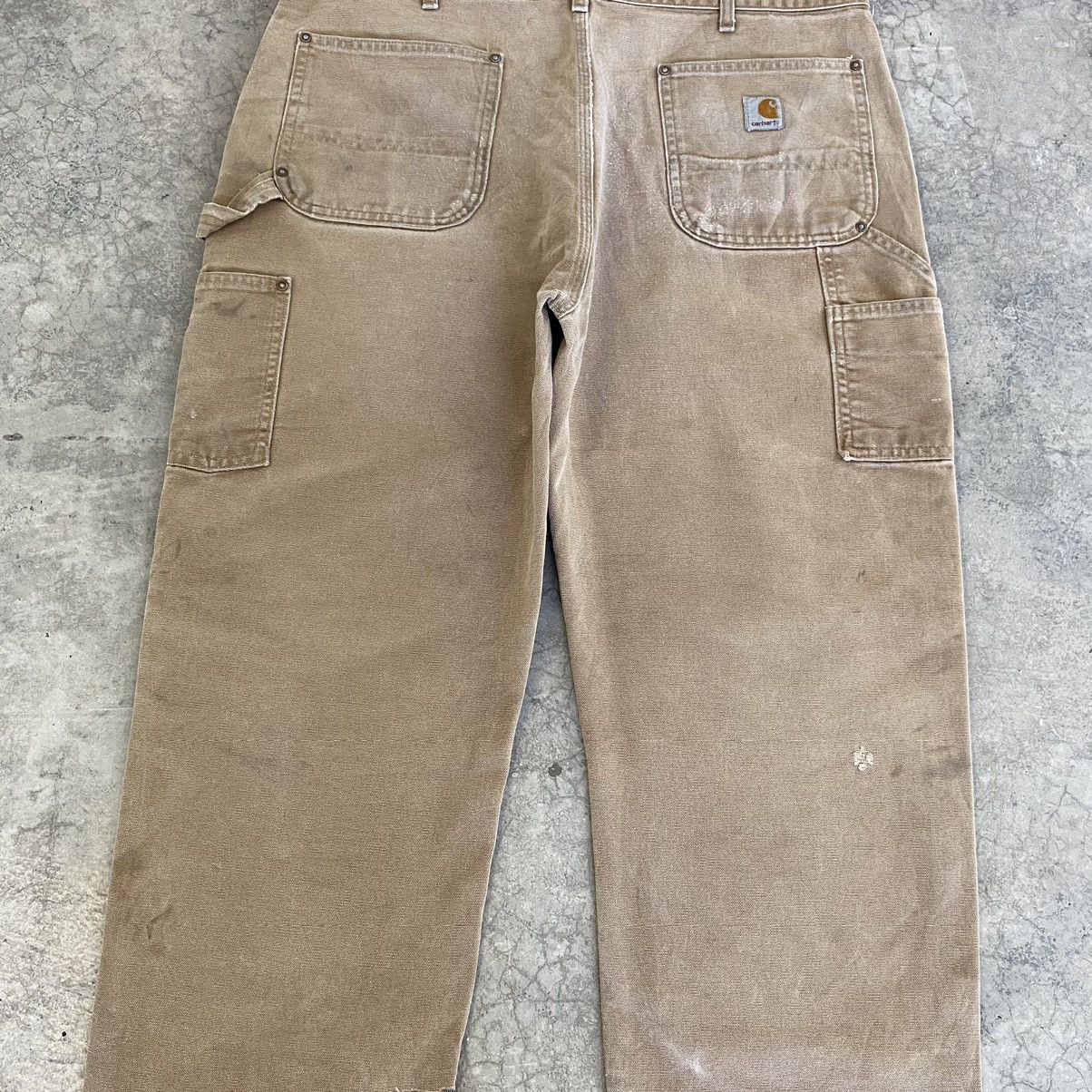 Carhartt VTG Carhartt Double Knee Faded Dirty Carpenter Pants Size US 38 / EU 54 - 21 Thumbnail