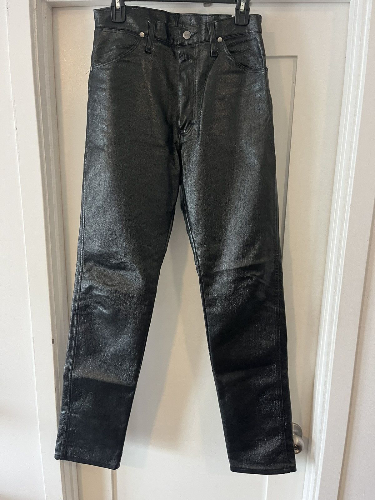 Wrangler Vintage Rare Wrangler Black Coated Jeans Size US 29 - 3 Thumbnail