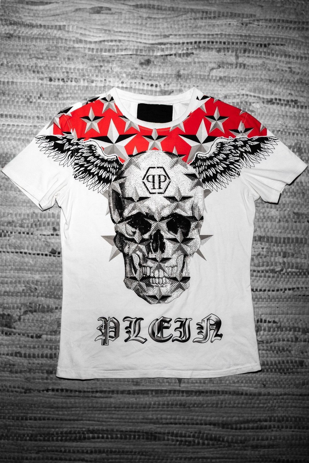 Philipp Plein Philipp Plein Skull & Wings Red Stars T-Shirt – Size M Size US M / EU 48-50 / 2 - 1 Thumbnail
