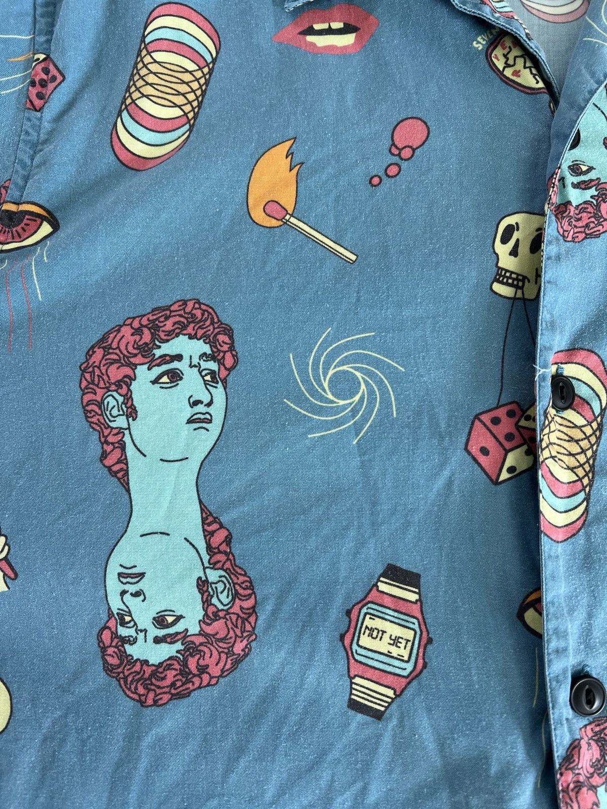 Nudie Jeans Nudie short sleeve button up. Size US M / EU 48-50 / 2 - 9 Thumbnail
