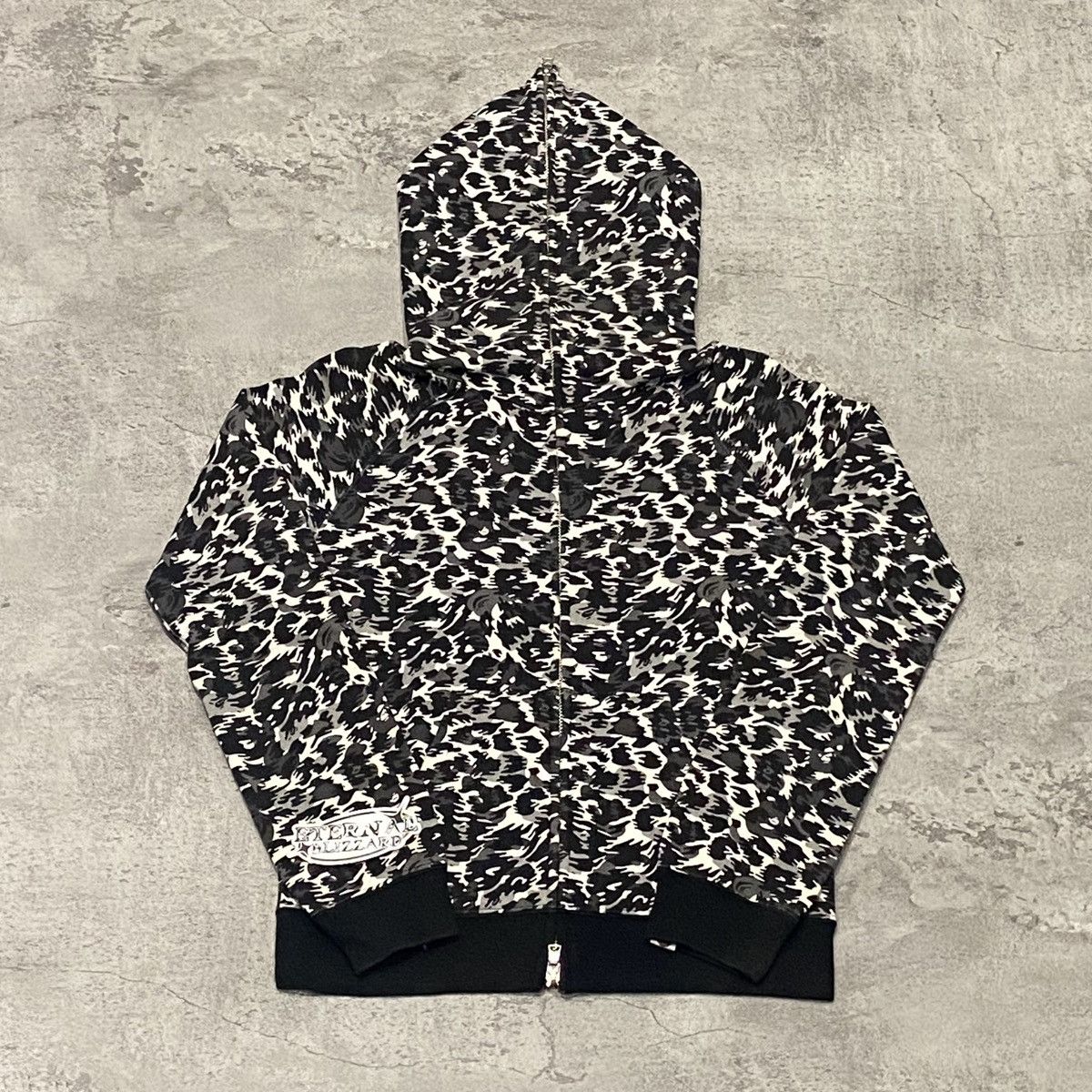 Bape Bape Ladies Leopard Camo Fullzip Hoodie Size XXS / US 00 / IT 34 - 1 Thumbnail
