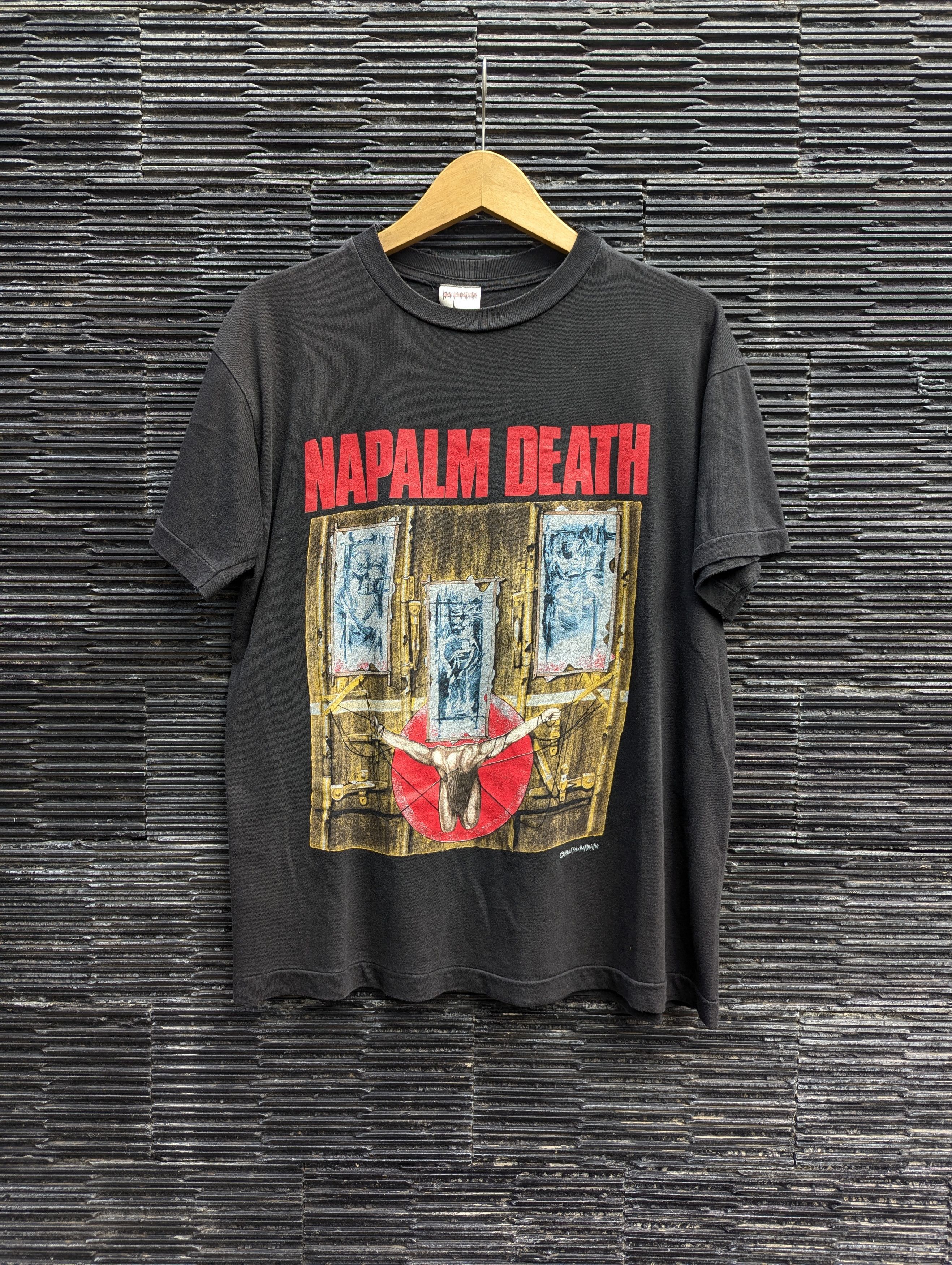 Band Tees Napalm Death 1991 Size US L / EU 52-54 / 3 - 1 Thumbnail