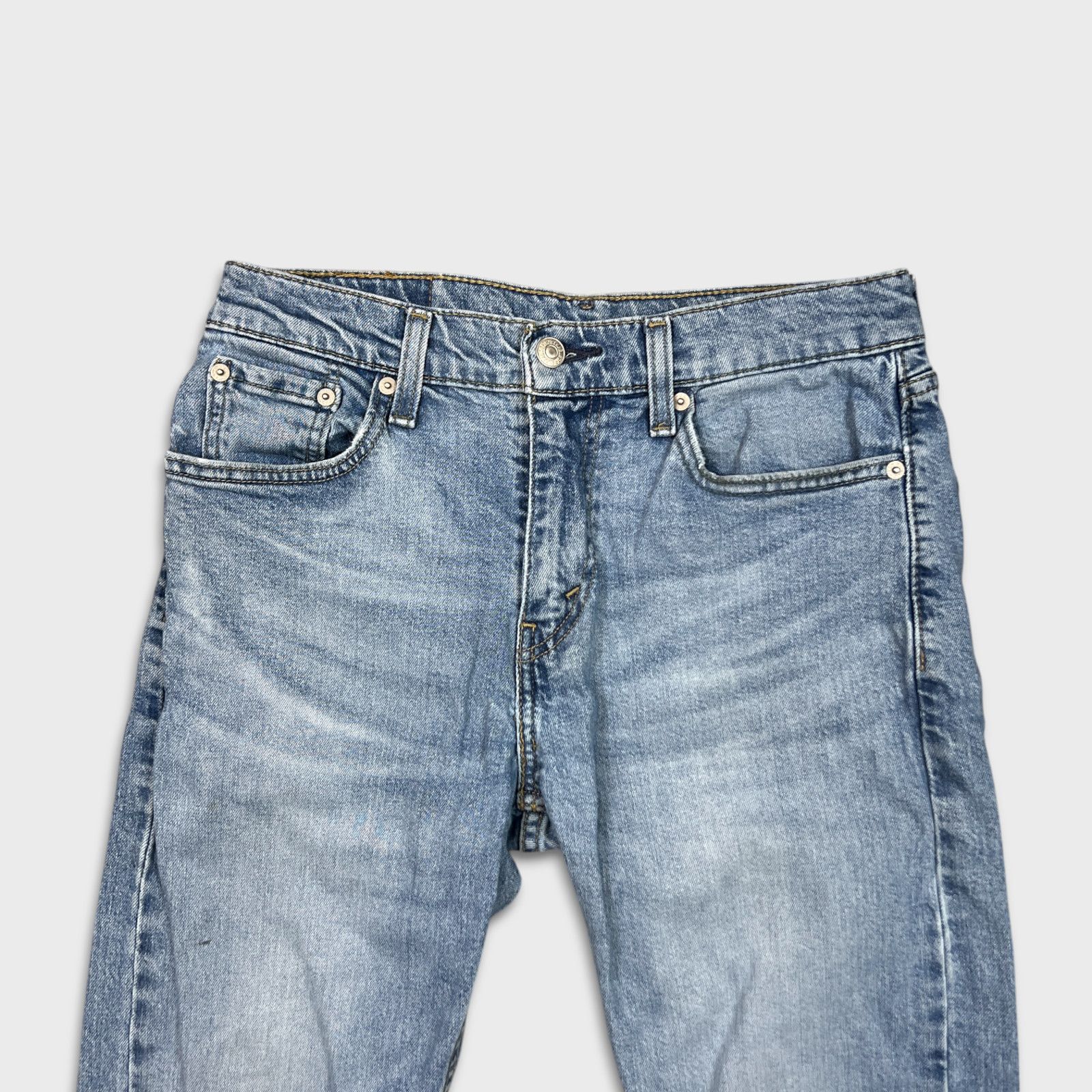 Levi's × Vintage Levi's 502 Jeans 30x30 Regular Taper Fit Faded Denim Pants Size US 30 / EU 46 - 2 Thumbnail
