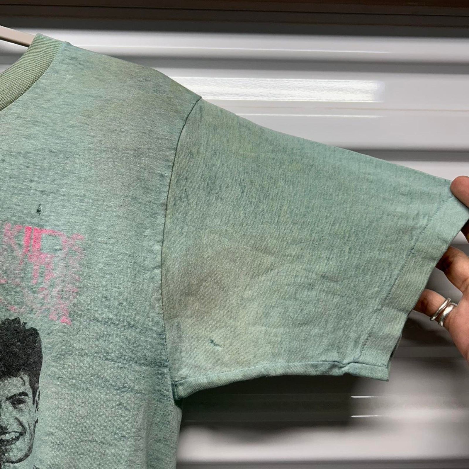 Other 80s vintage thin green New Kids on the Block band tee Size L / US 10 / IT 46 - 3 Thumbnail