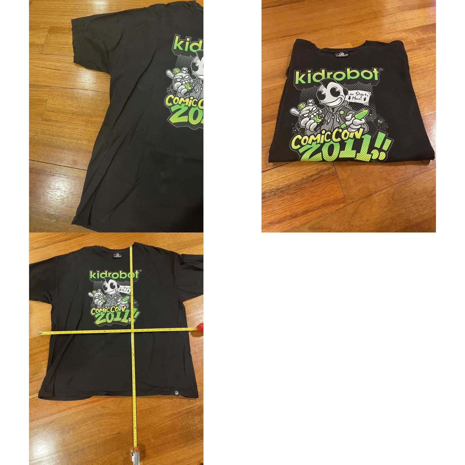 Vintage VINTAGE Kidrobot Comic Con 2011 T-Shirt Size XXL Men White Cotton Graphic Print Rare!!! Size US XXL / EU 58 / 5 - 8 Thumbnail