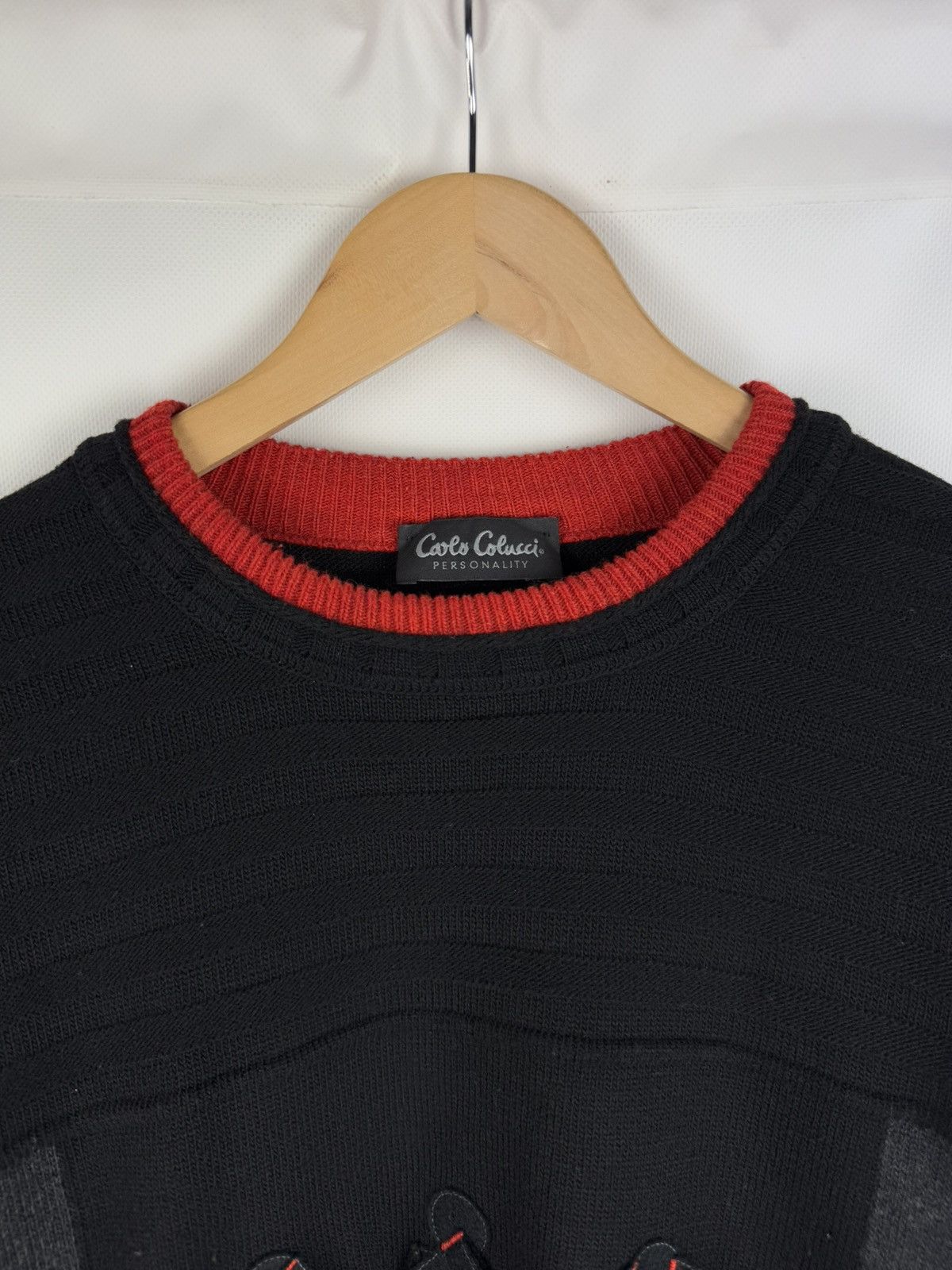 Carlo Colucci Carlo Colucci Vintage Men’s Wool Knitted Sweater Pullover Size US XL / EU 56 / 4 - 9 Thumbnail