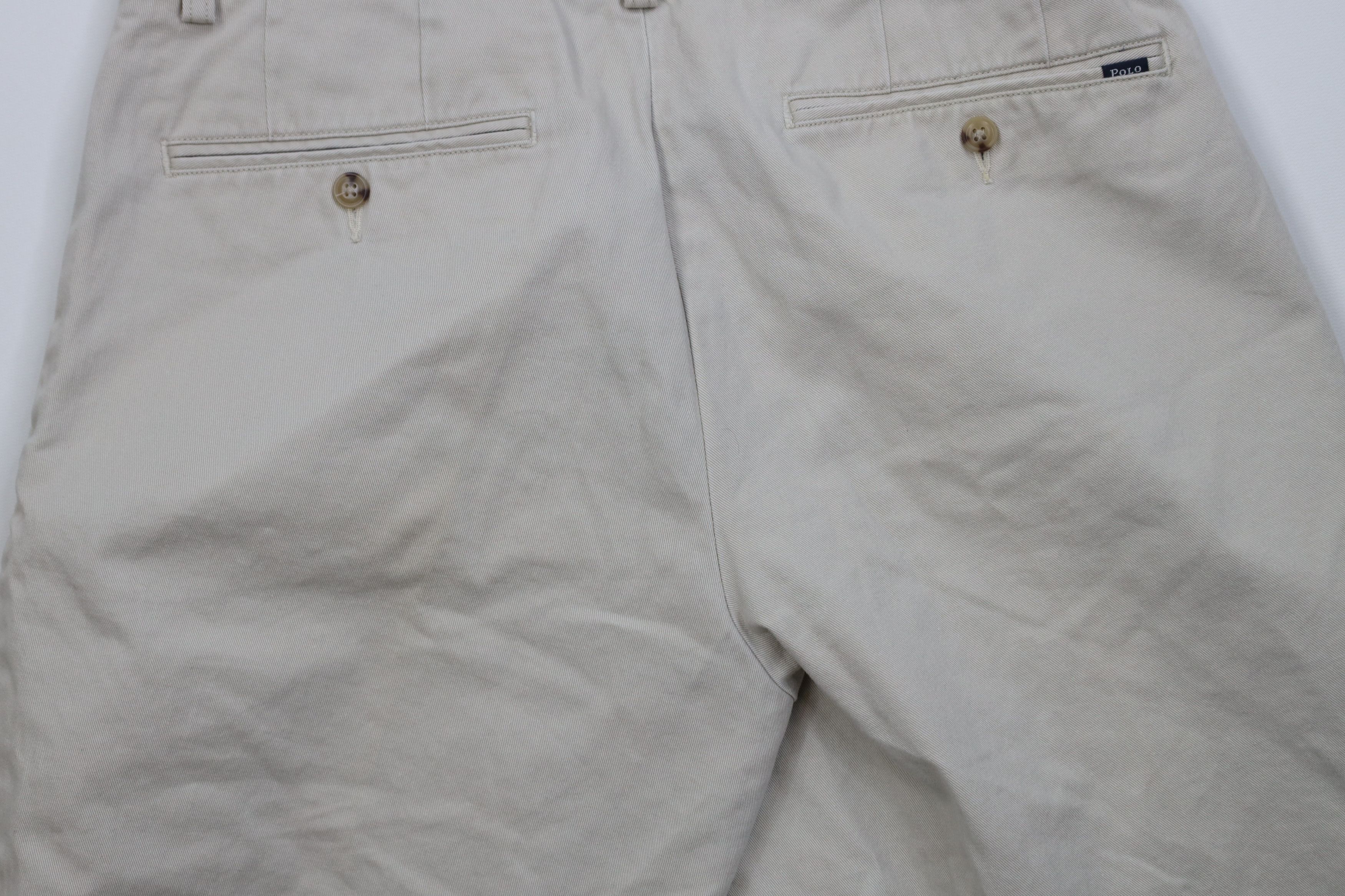 Polo Ralph Lauren Vintage Ralph Lauren Fit Above Knee Chino Shorts Beige Size US 30 / EU 46 - 13 Thumbnail