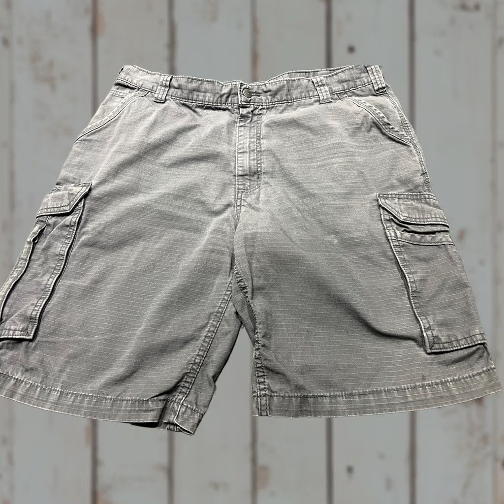 Carhartt Carhartt Cargo Shorts Gray Mens Size 40x11 Relaxed Fit Ripstop Canvas 11in Inseam Casual Workwear Size US 40 / EU 56 - 1 Thumbnail