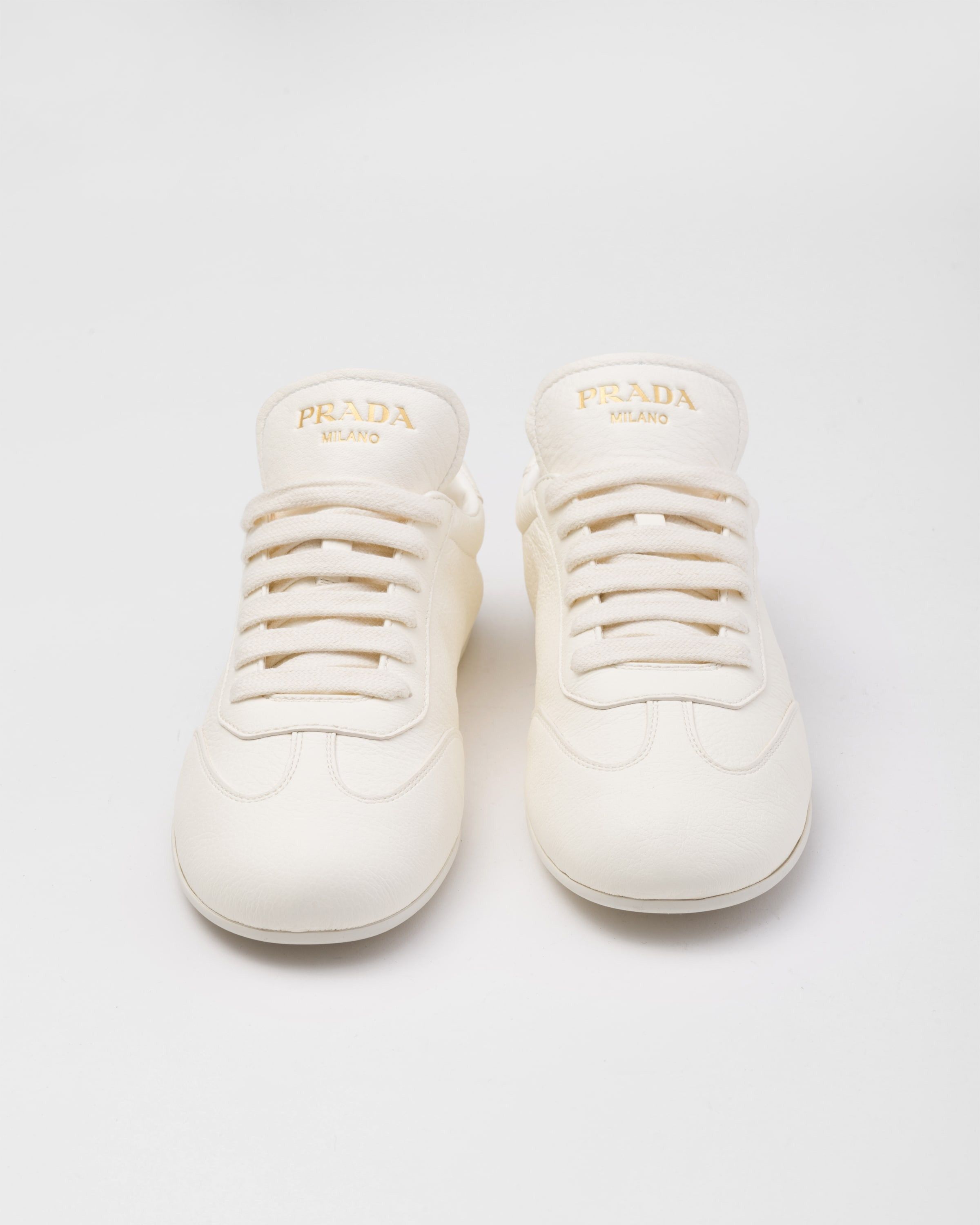 Prada o1la1rc1a0925 Leather Sneakers in White Size US 8 / IT 38 - 6 Thumbnail