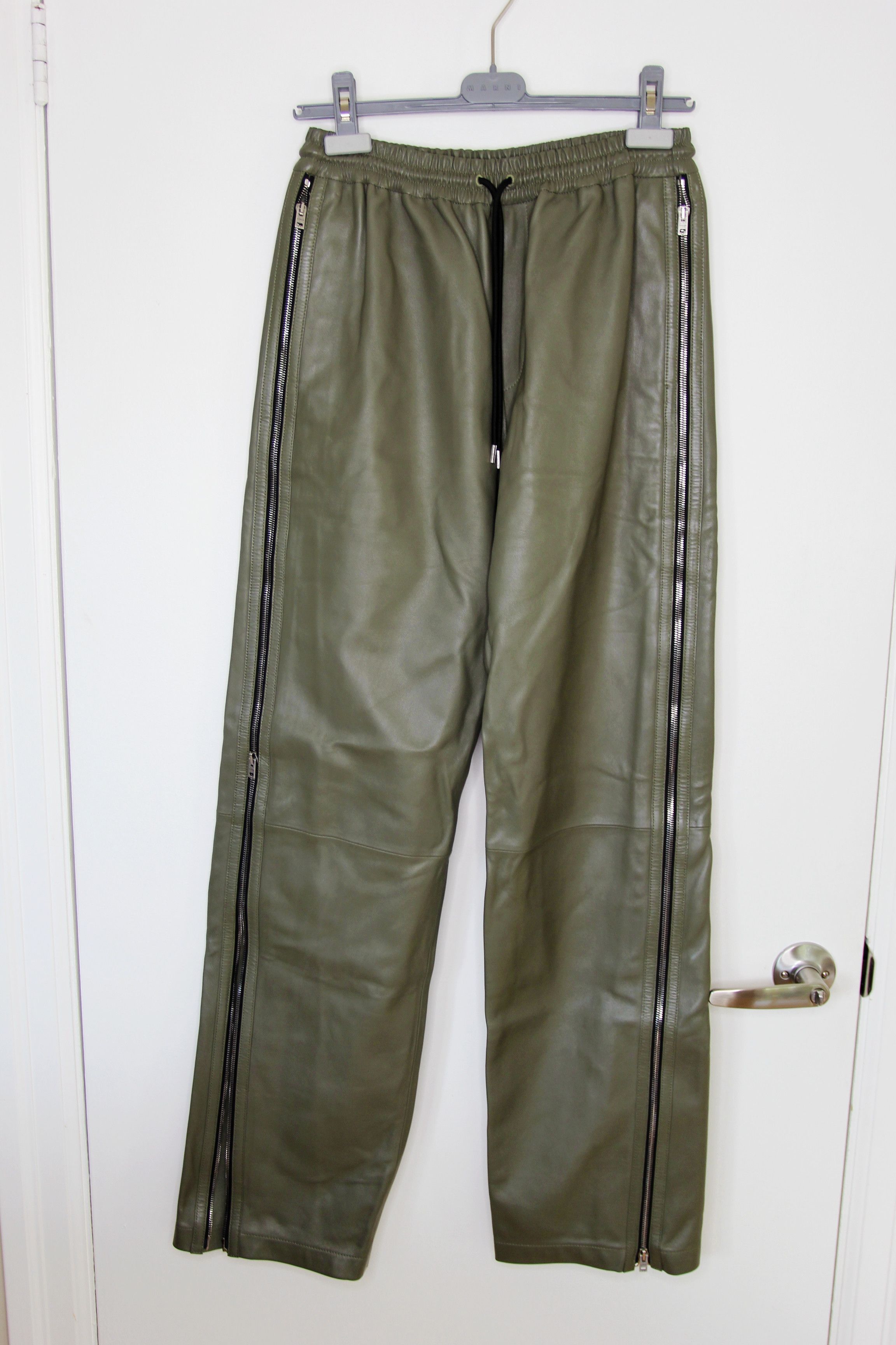 Acne Studios BNWT SS25 ACNE STUDIOS LEATHER PANTS 46 Size US 30 / EU 46 - 2 Thumbnail