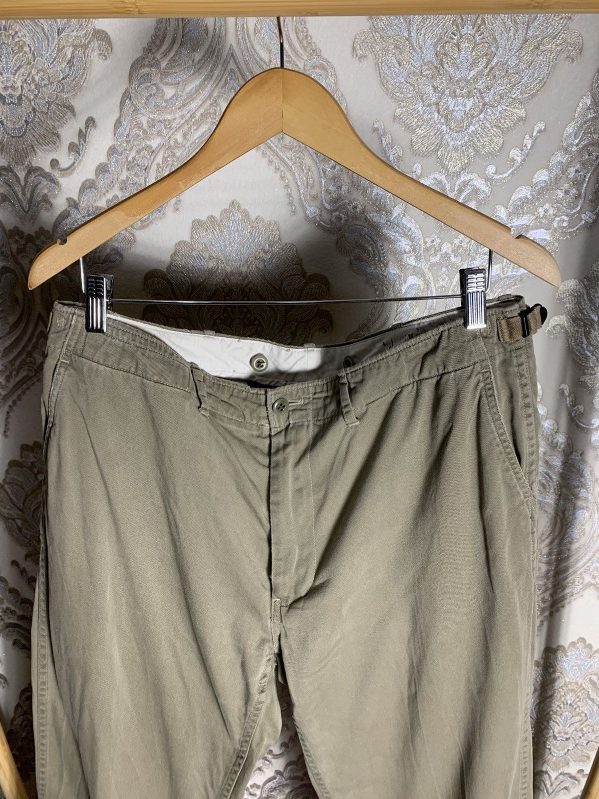 Polo Ralph Lauren VINTAGE POLO RALPH LAUREN MILITARY CHINO PANTS CASUAL 90s Size US 36 / EU 52 - 2 Thumbnail