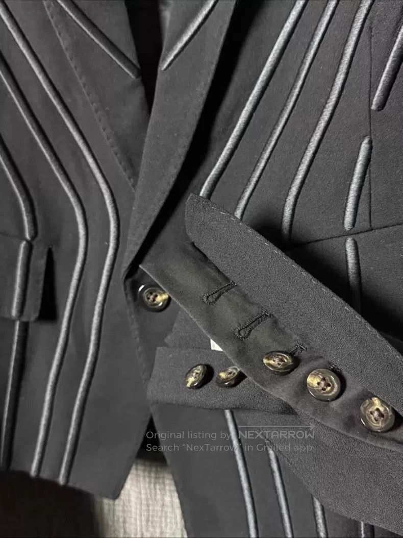 Rick Owens RICK OWENS Dark Pattern Embroidered Geometric Ray Shoulder Size S / US 4 / IT 40 - 5 Thumbnail