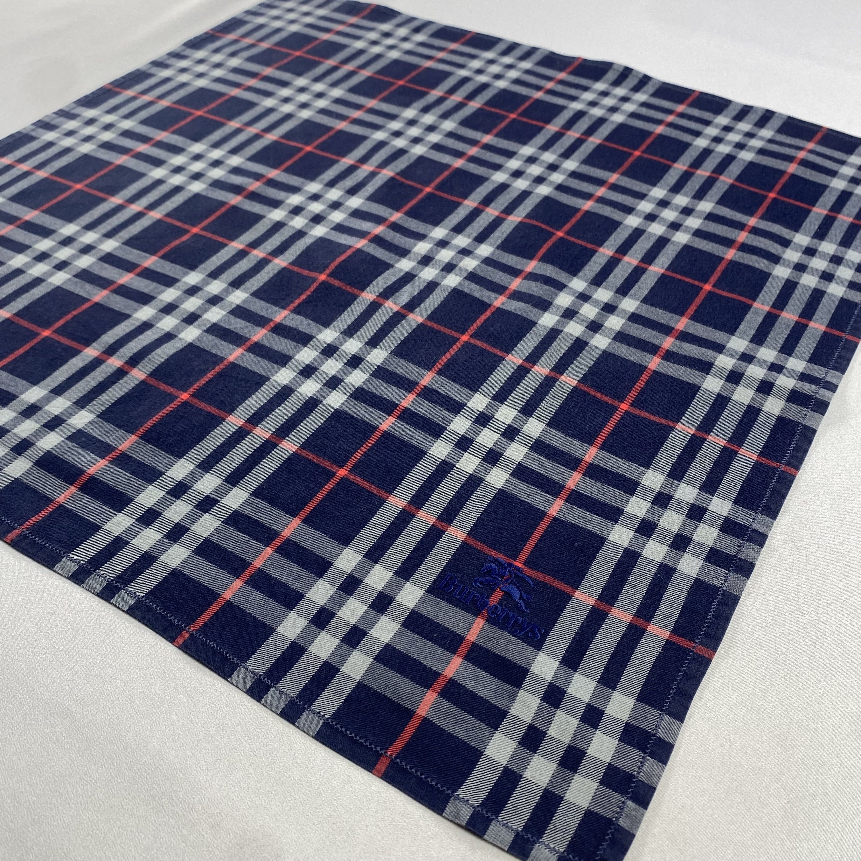 Burberry × Vintage Burberry Handkerchief / Neckerchief / Bandana-P1002 Size ONE SIZE - 2 Thumbnail