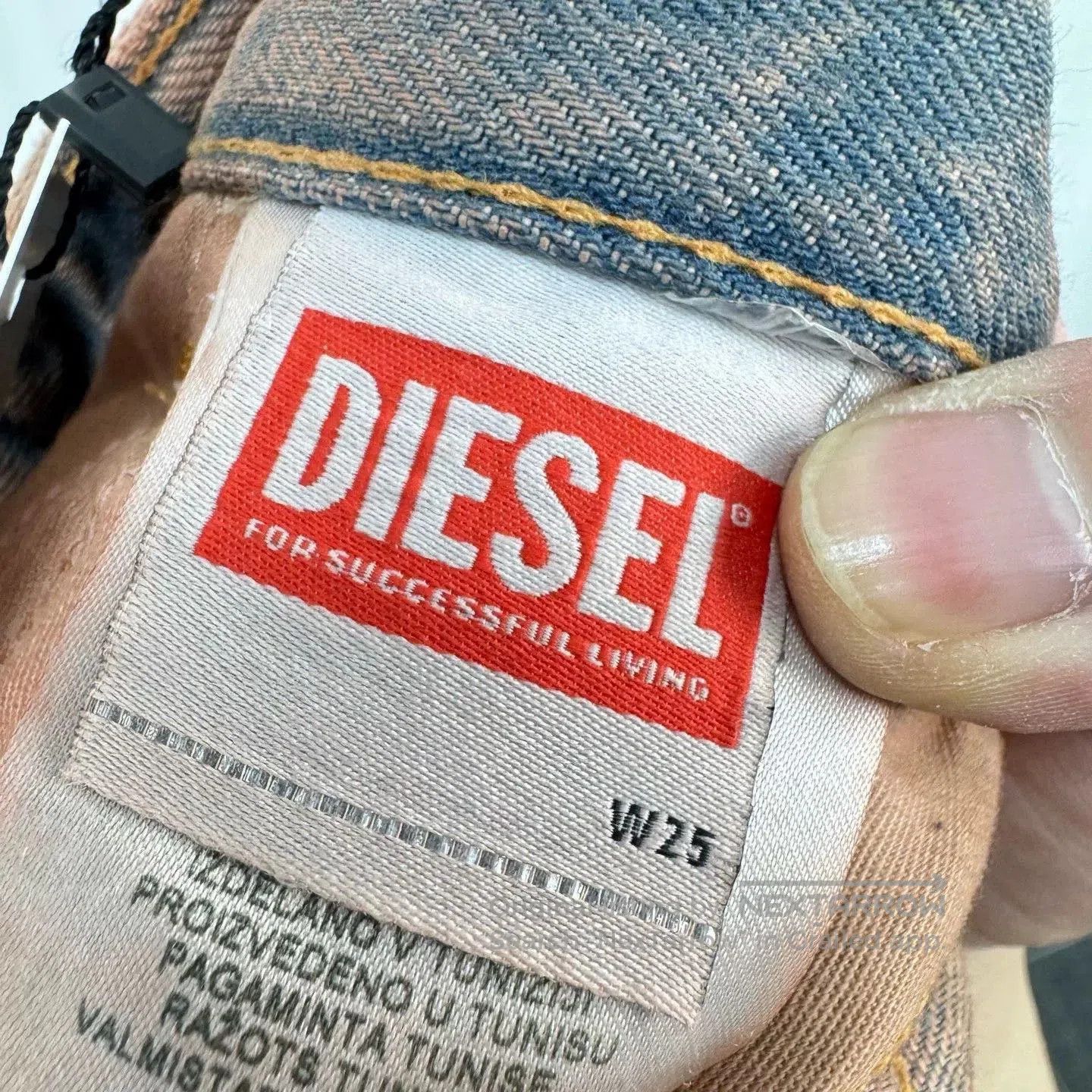 Diesel Diesel Mud-Dyed Multi-Pocket Denim Pants. Size 25" / US 0 / IT 36 - 7 Thumbnail