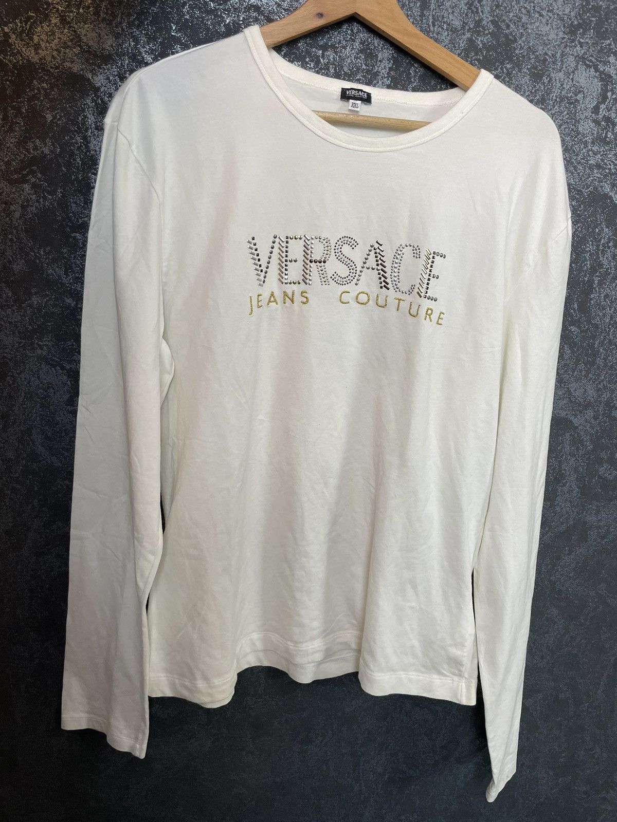 Versace × Versace Jeans Couture × Vintage Versace jeans Couture vintage longsleeve big logo Size US M / EU 48-50 / 2 - 1 Thumbnail