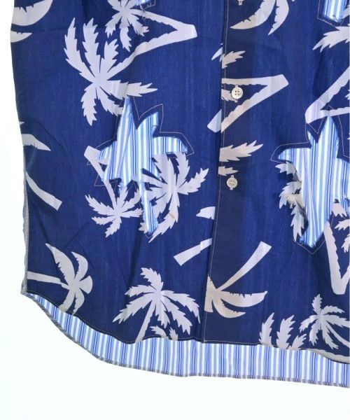 Comme des Garcons SHIRT Shirt Stripes Coconut Tree design button up Blue x white Size US XS / EU 42 / 0 - 6 Thumbnail