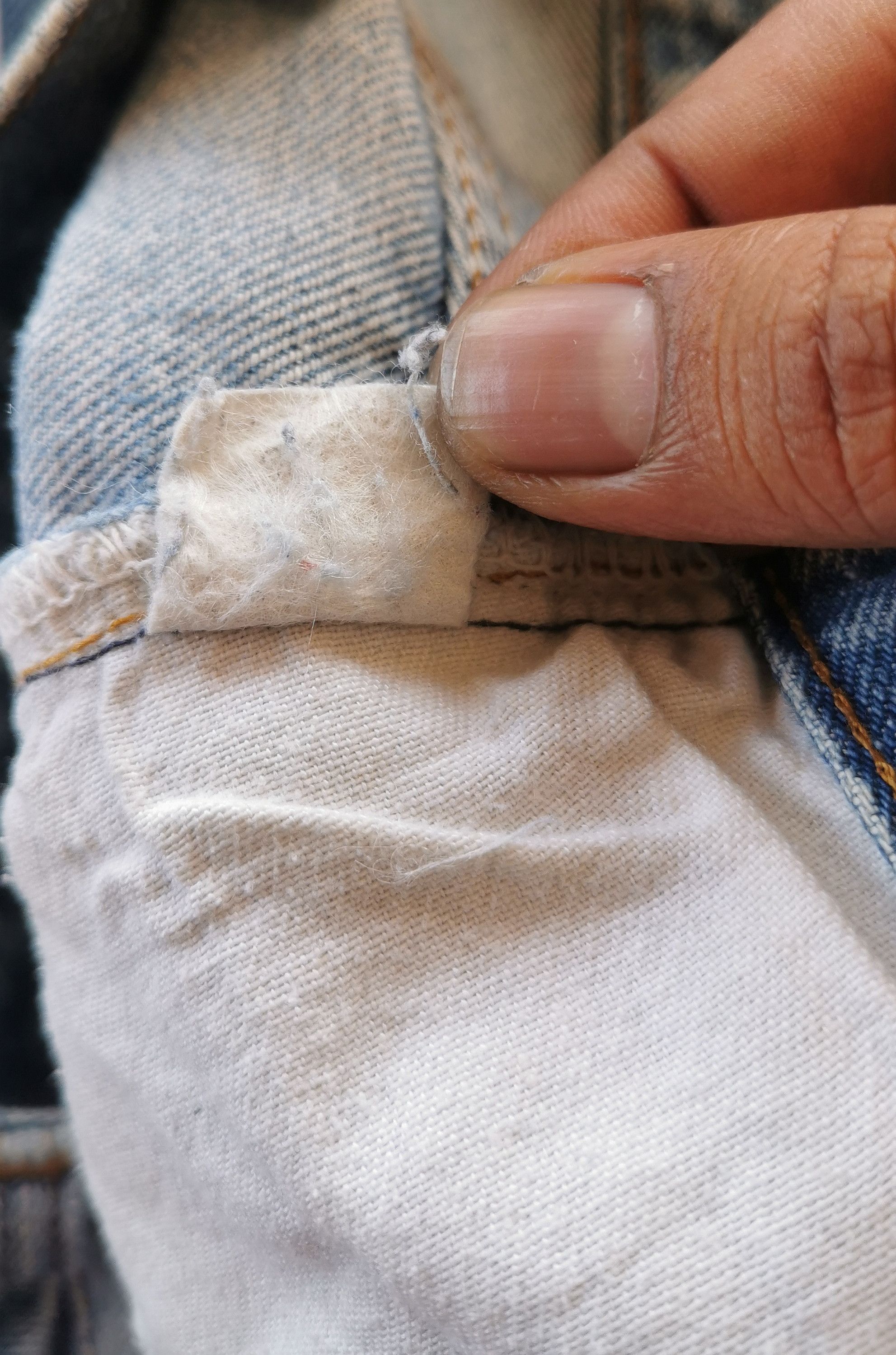 Kapital 80s Vintage Levis Selvedge Jeans Style Kapital Jeans Size US 30 / EU 46 - 3 Thumbnail