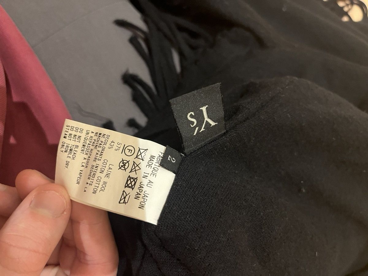 Y's × Yohji Yamamoto Yohji Yamamoto Vintage Tasseled Poncho Knit Size US M / EU 48-50 / 2 - 4 Thumbnail