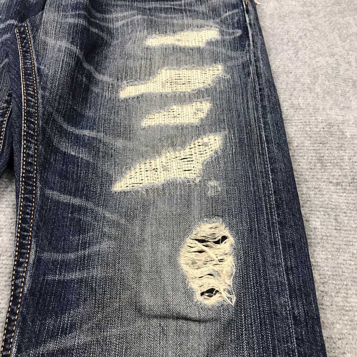 Edwin DISTRESSED DENIM EDWIN BAGGY PANTS Size US 34 / EU 50 - 6 Thumbnail