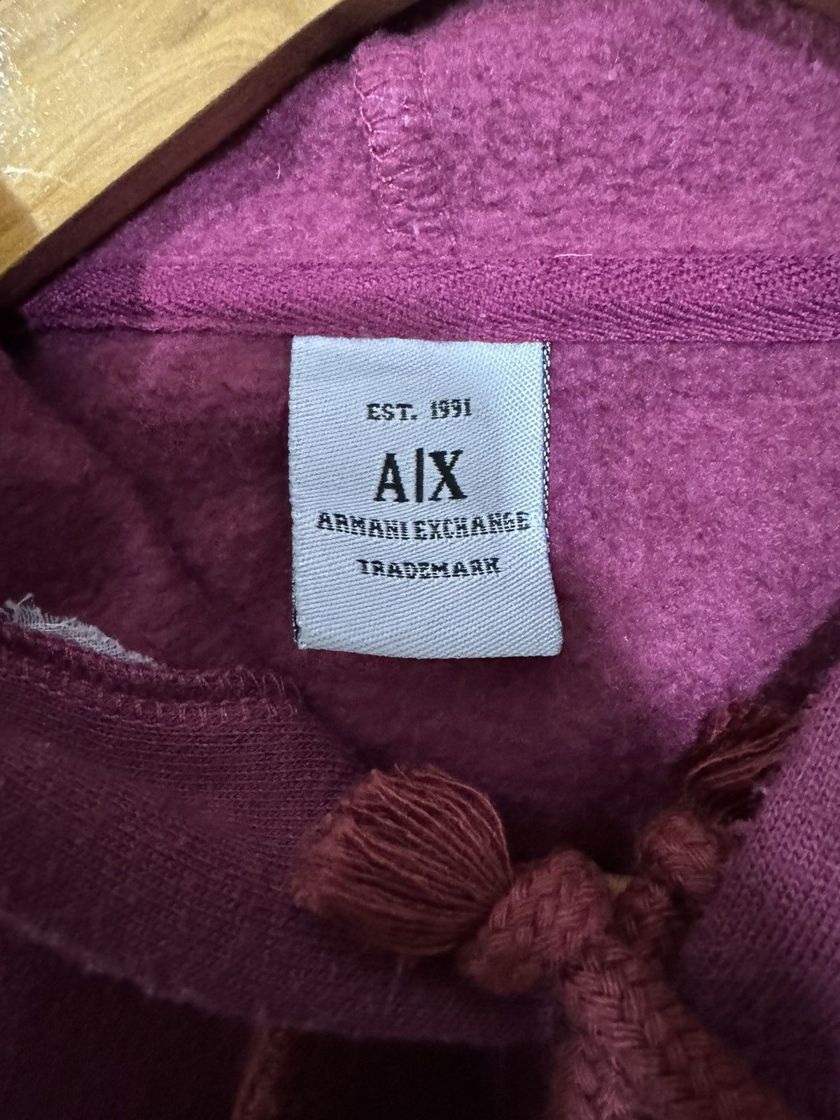 Armani Exchange × Designer Armani exchange big logo hoodie Size US L / EU 52-54 / 3 - 7 Thumbnail
