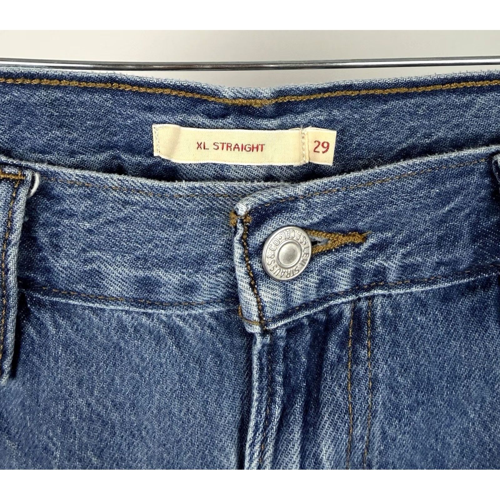 Levi's VINTAGE Levi's Womens Jeans Wide-Leg 29 29x31 XL Baggy Straight Leg 90s Grunge Hip Hop Retro Womens Size 29" - 5 Thumbnail