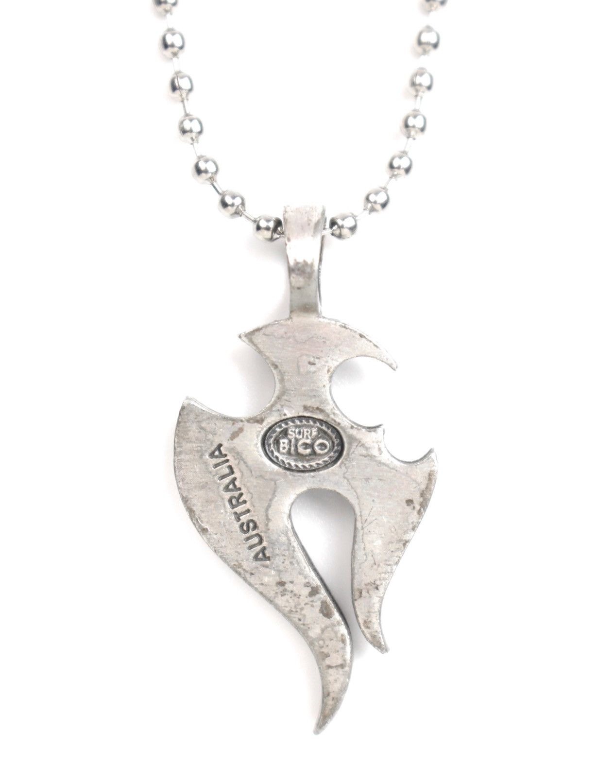 Hysteric Glamour 2000S BICO AUSTRALIA SILVER-TONE PEWTER FLAME NECKLACE Size ONE SIZE - 4 Thumbnail