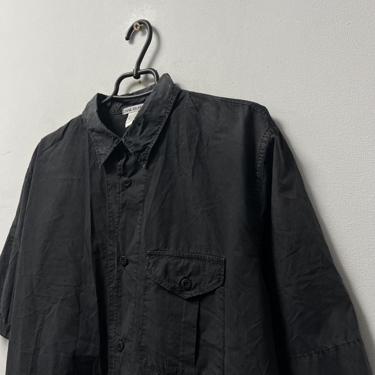 Stone Island Vintage Stone Island Black Shirt Rare Size US L / EU 52-54 / 3 - 2 Thumbnail