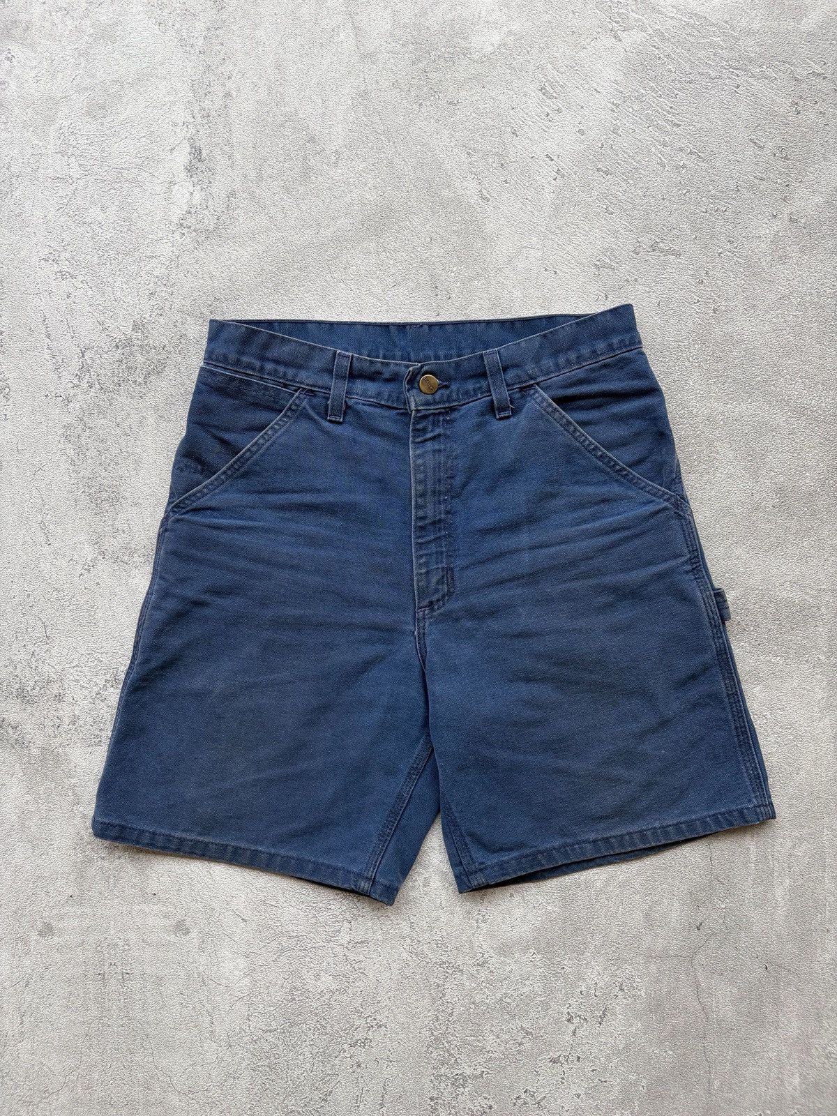 Carhartt Rarest Vintage Carhartt BLU B24 Short pants Size US 30 / EU 46 - 2 Thumbnail